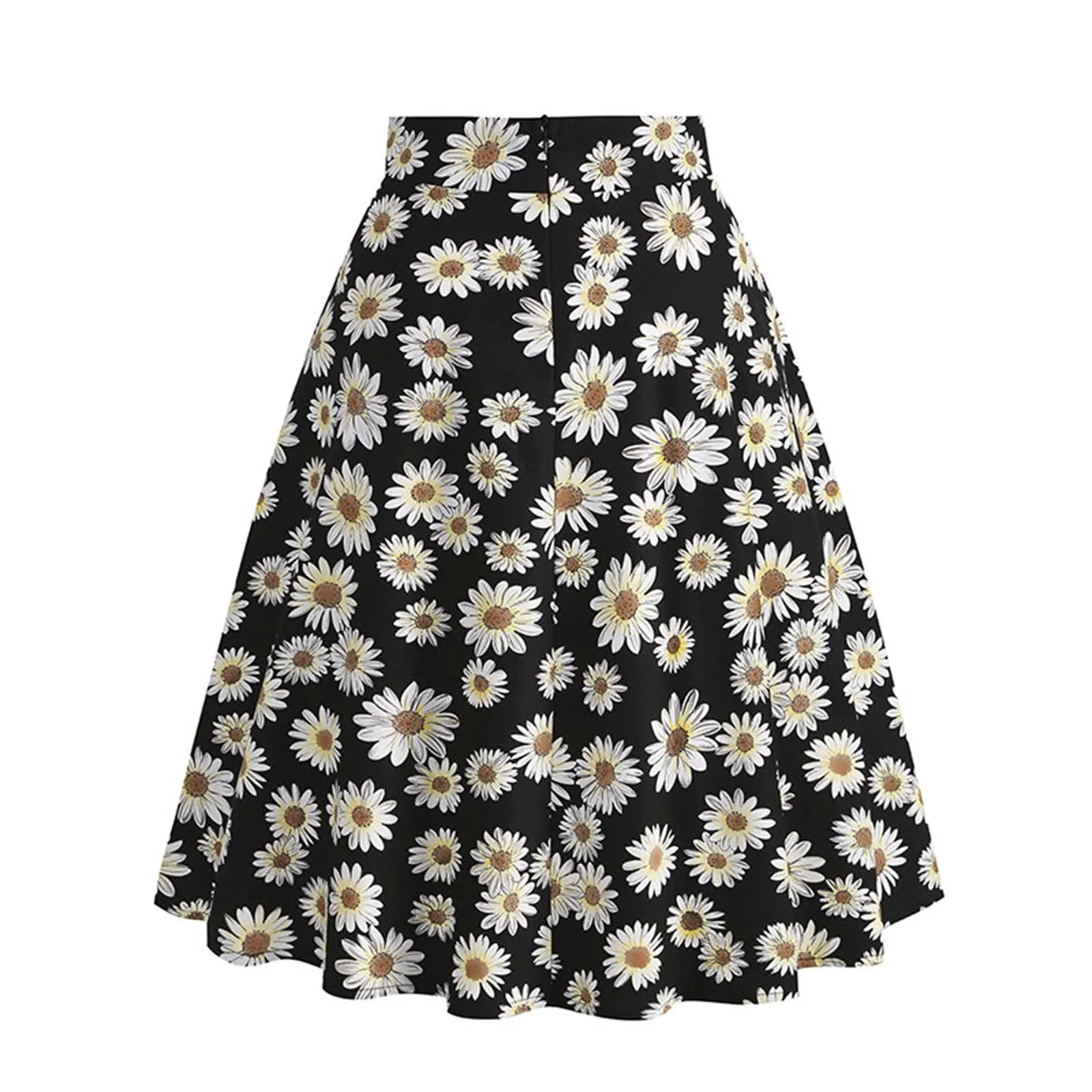 Summer Jean Skirt Women'S Vintage Print Floral Casual Skirt Maxi Skirt Sets Women 2 Piece Outfits