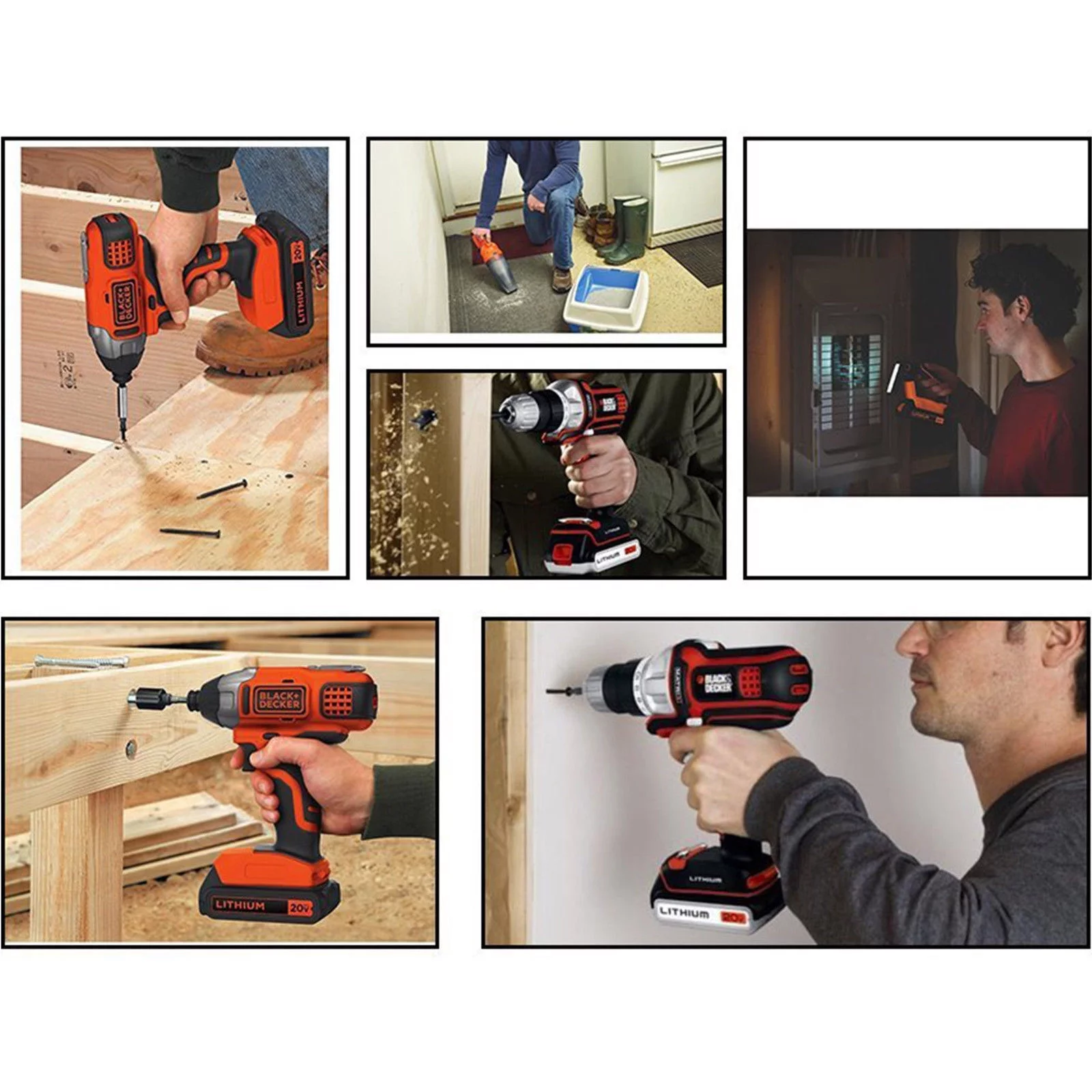 Vinida Li-ion Black and Red LB2X4020 4.0Ah 20V Replacement for Black and Decker 20V Battery LB20 LBX20 LBXR20 LBXR2020