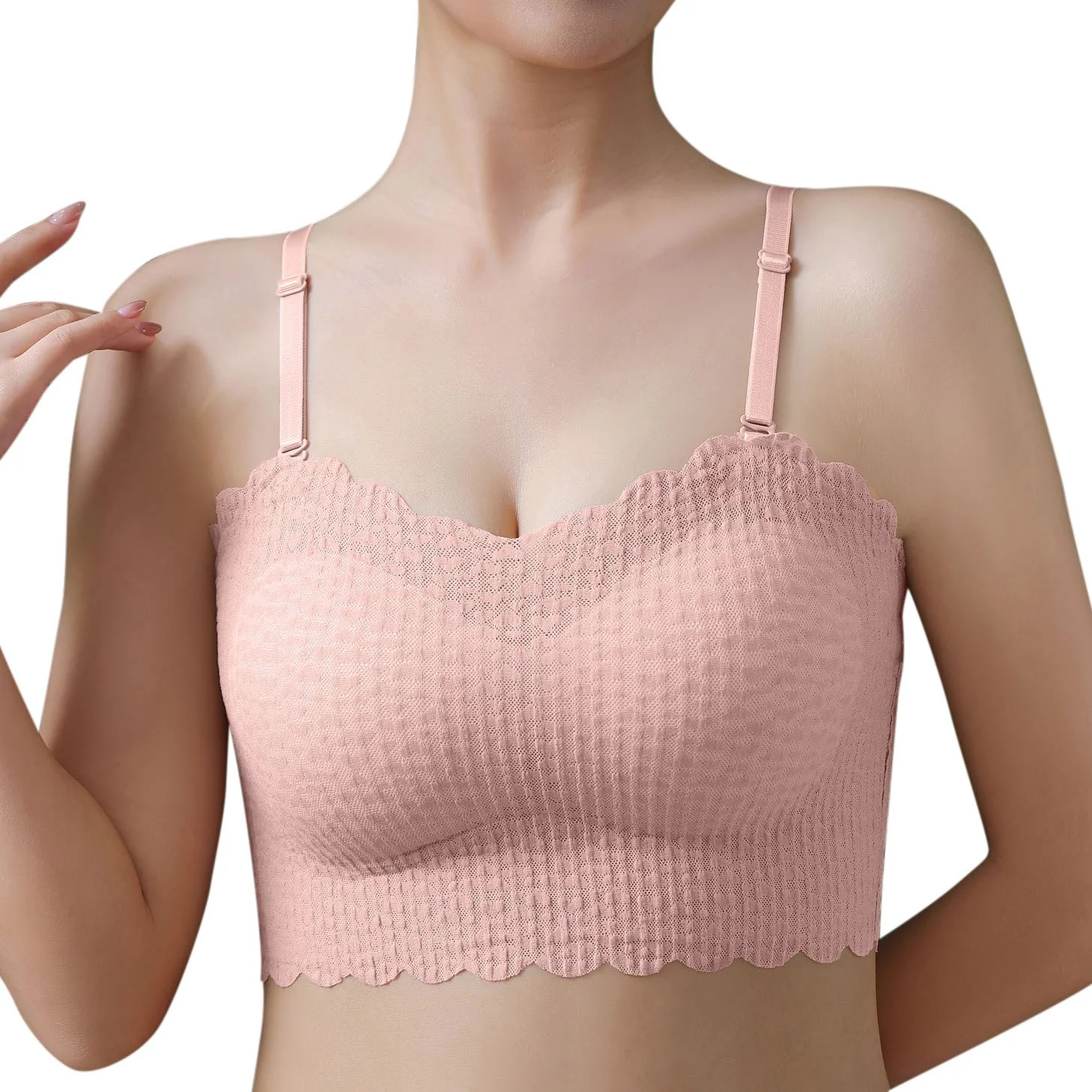 Returned Items for Sale， Women's Chest Wrapping Dressing Fish Bone Top Adjustable Lacing Fashion Plus Size Xl To 5xl My Orders Placed