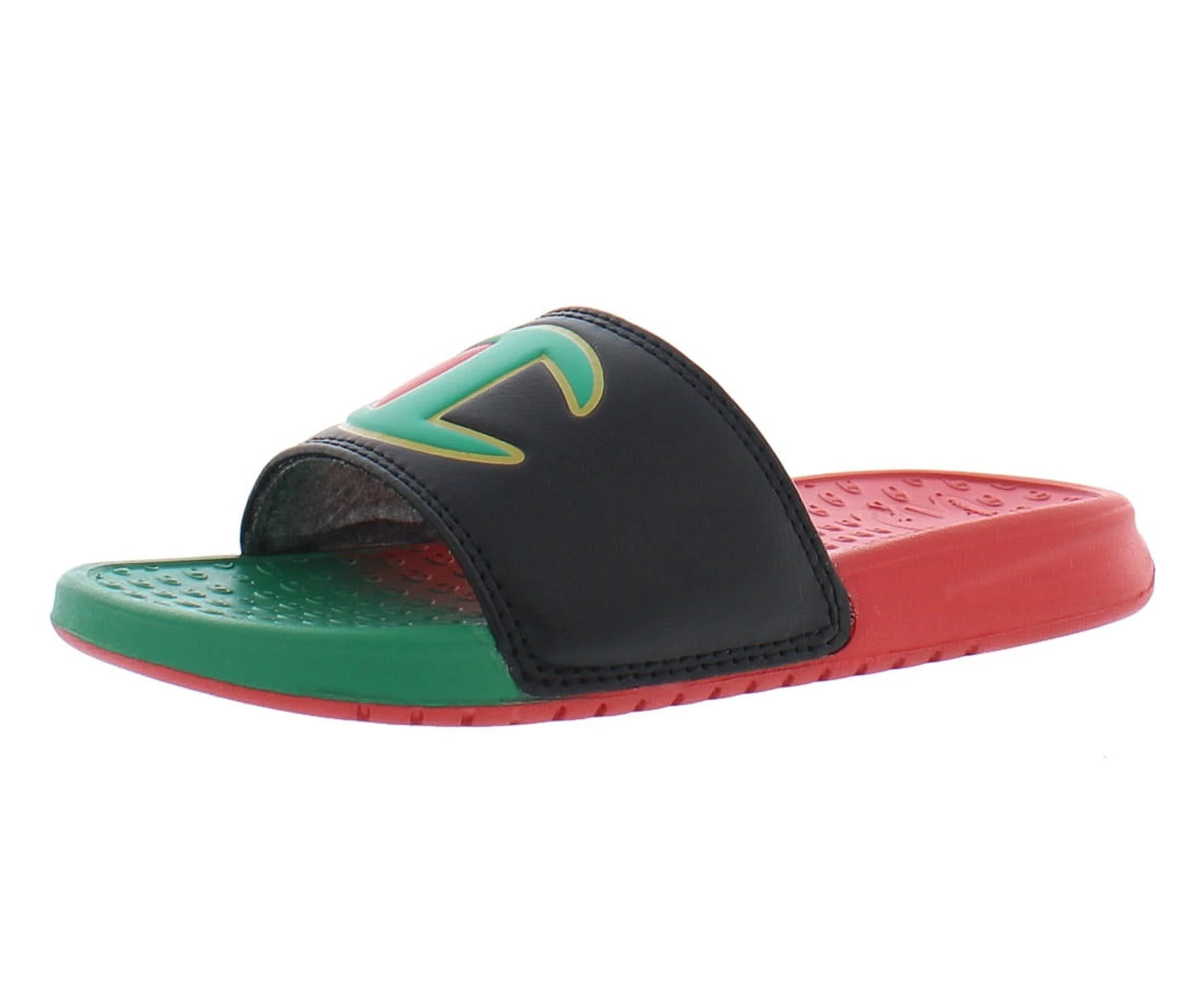 Champion Super Slide Split Boys Shoes Size 7, Color: Red/Green/Black