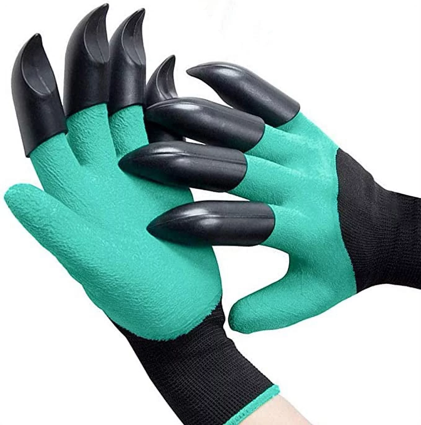 Claw Gloves, Waterproof Garden Gloves for Digging , Best Gardening Gifts for Women (Green Claw 1 Pairs)