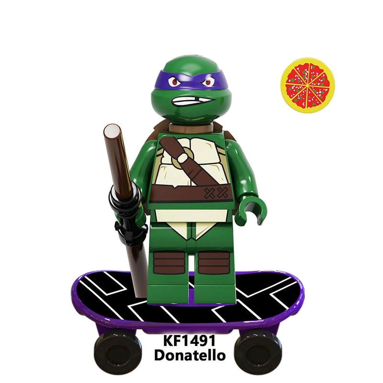 Teenage Mutant Ninja Turtles Mutant Mayhem Building Block Figure x 4 Sets A