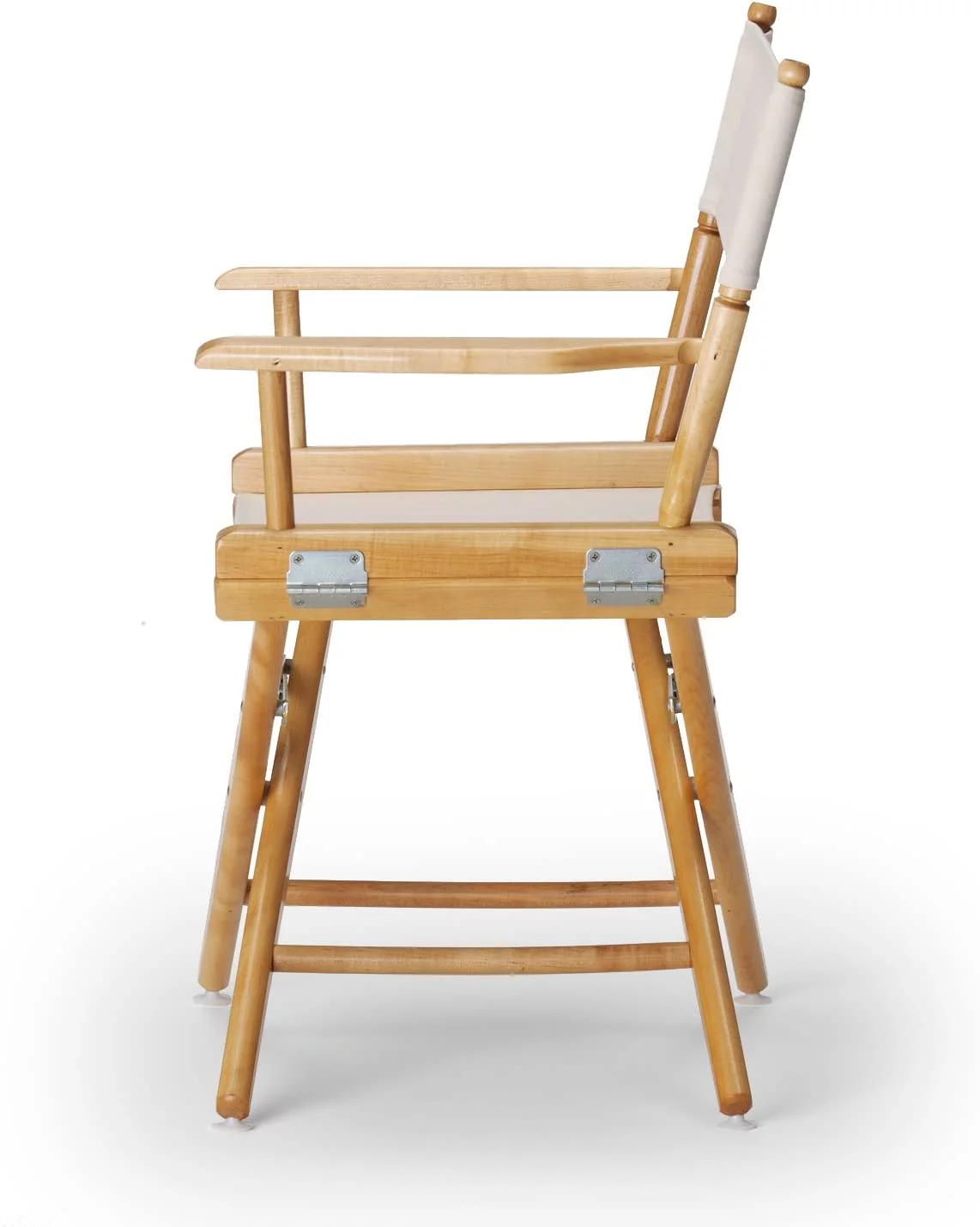 60305C01 World Famous Dining Height Director Chair, Black with Varnish Frame