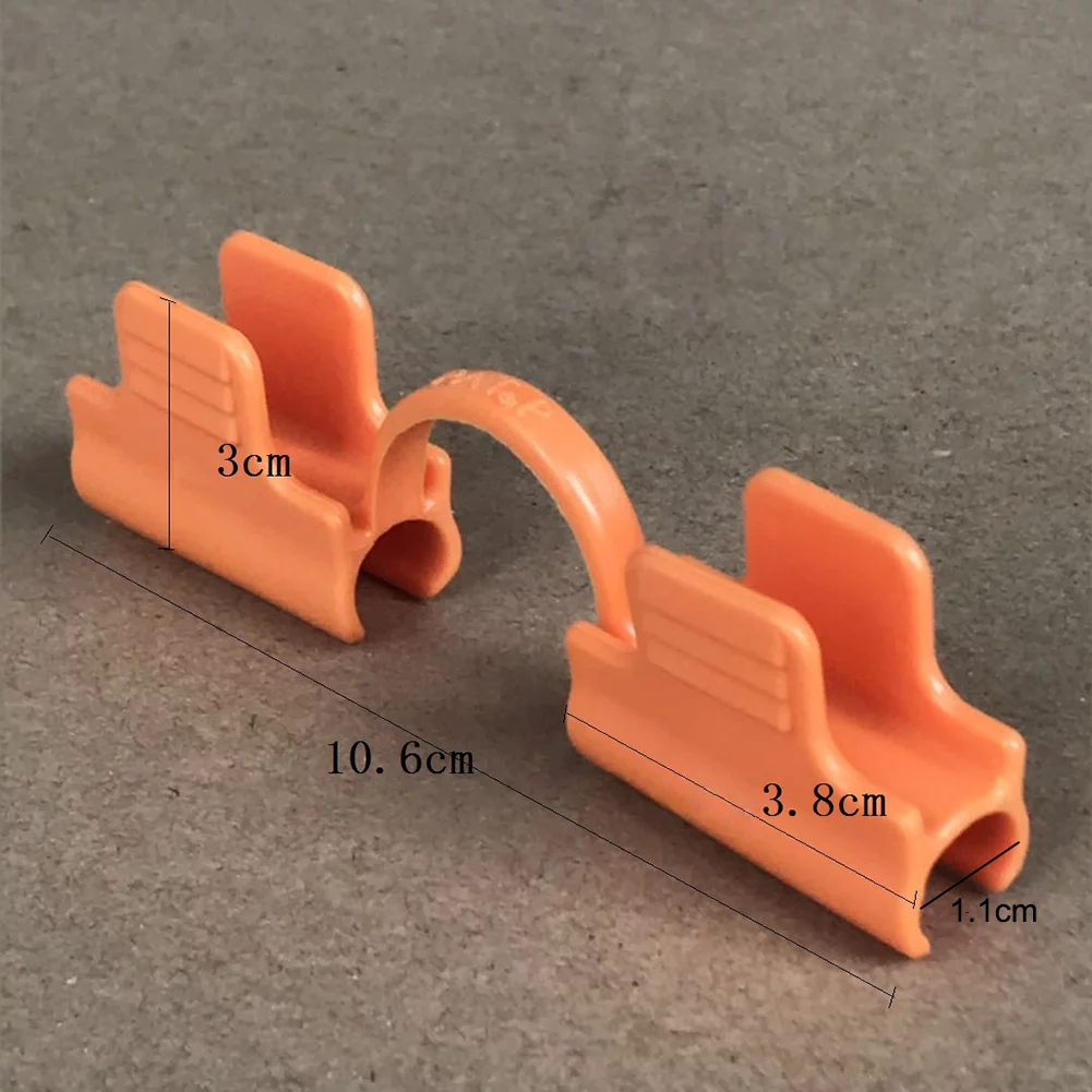 30pcs Pipe Clamp Greenhouse Film Frame Vegetable Fruit Cover Insect Net Sunshade Net Fixing Clip Household Garden Supplies