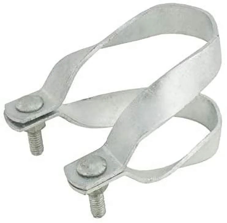 Jiggly Greenhouse Cross-Connector (Purlin Bracket) for Greenhouse - Galvanized Steel (12 Pack w/Bolts) (1 5/8