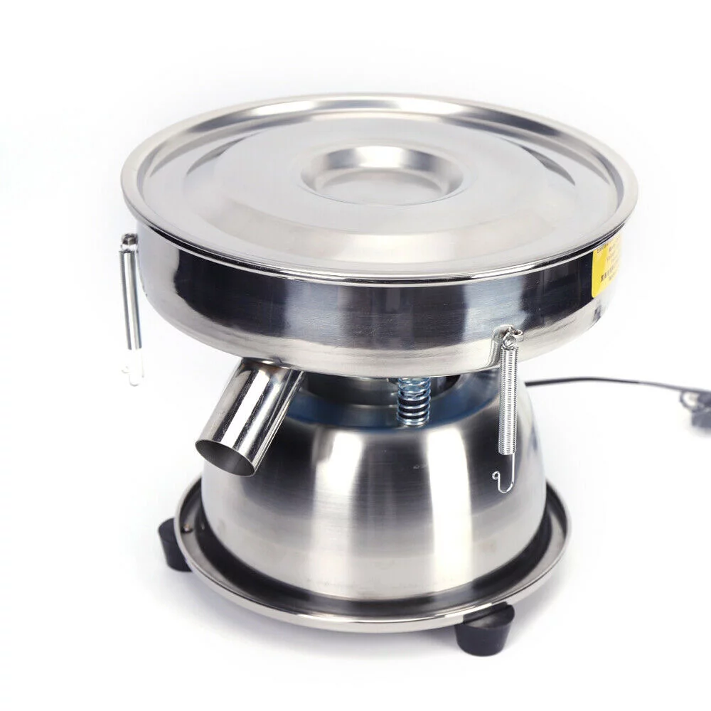 TOPCHANCES Automatic Sieve Shaker 110V 50W Electric Vibrating Sieve Machine Stainless Steel Sifter Shaker Machine
