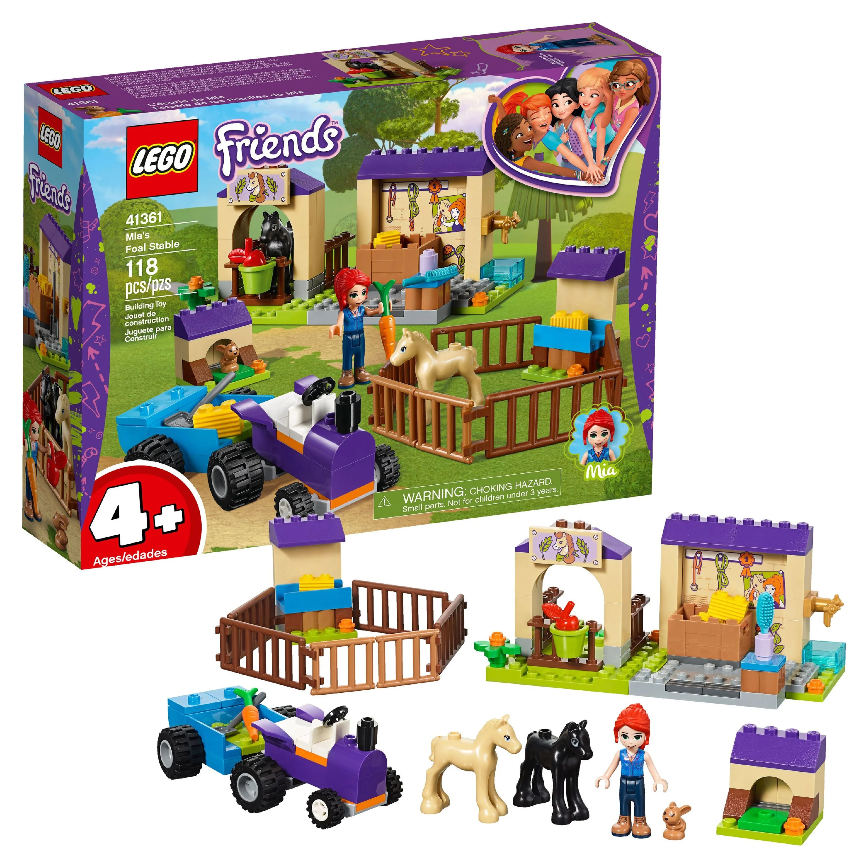 LEGO Friends Mia's Foal Stable 41361