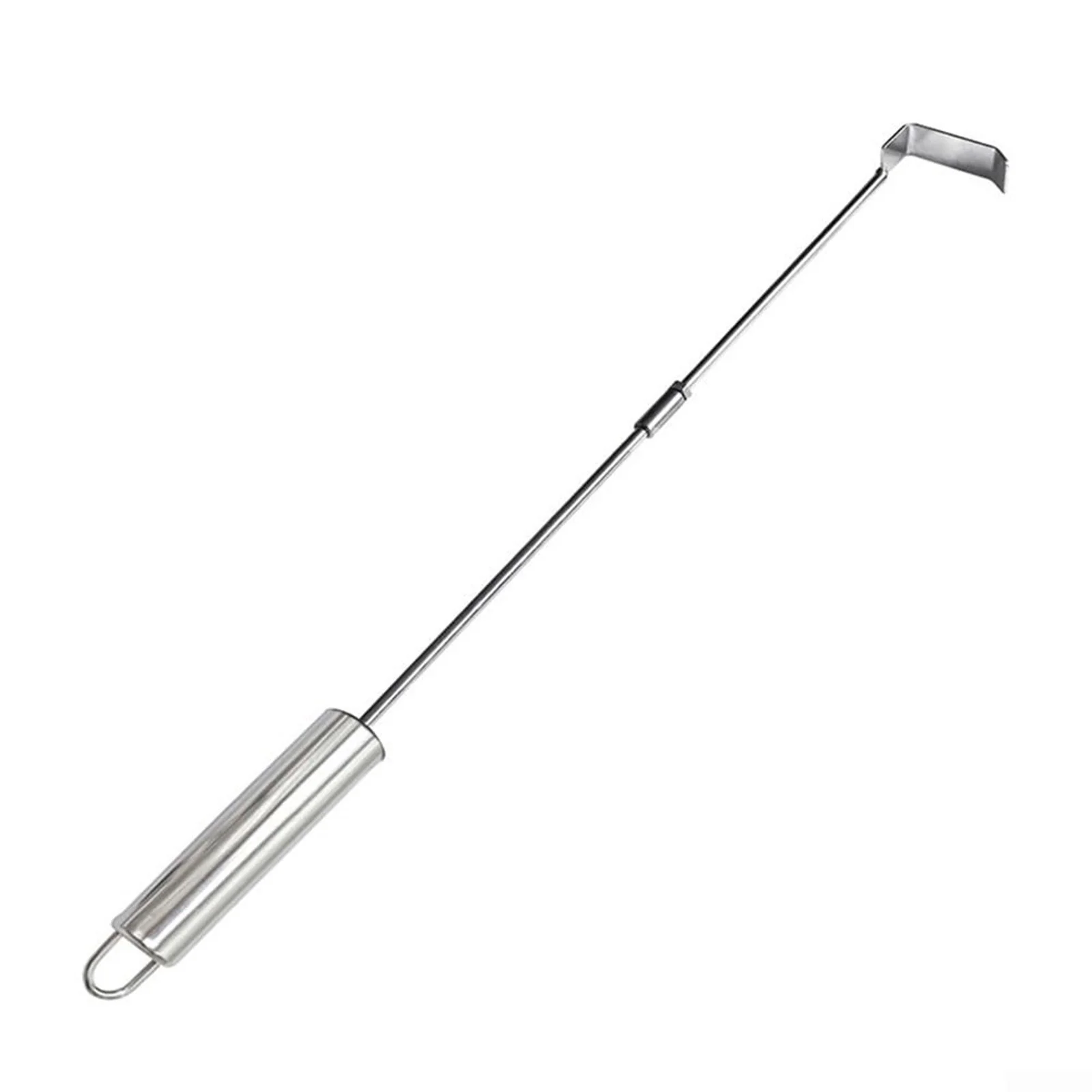 Stainless Steel Wood Burning Grill Ash Rake BBQ Soot Cleaning Tool For Kamado Joe Charcoal Grill