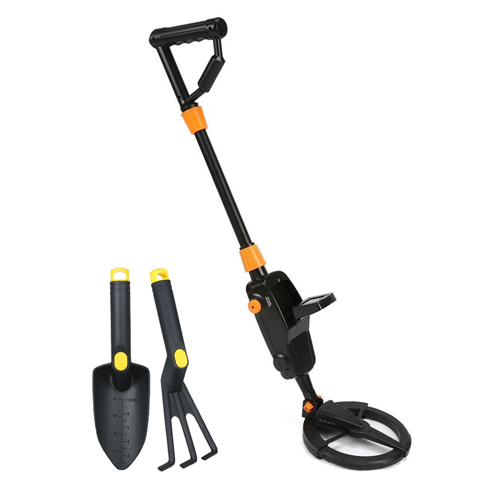 MABOTO Underground Metal Detector Gold Digger Treasure Hunter Handheld Metal Finder Treasures Seeking Tool With Sand Shovel & Rack Digging Tool Accessories For Kids