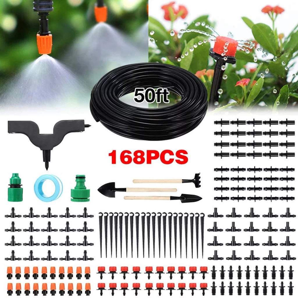 Irrigation System Distribution Tubing Watering Kit for Garden Greenhouse Sprinkler Shield Dragon Sprinkler Deer Sprinkler tooth Hose Water Pad for Baby Water Meters for Hose Sprinklers for Yard