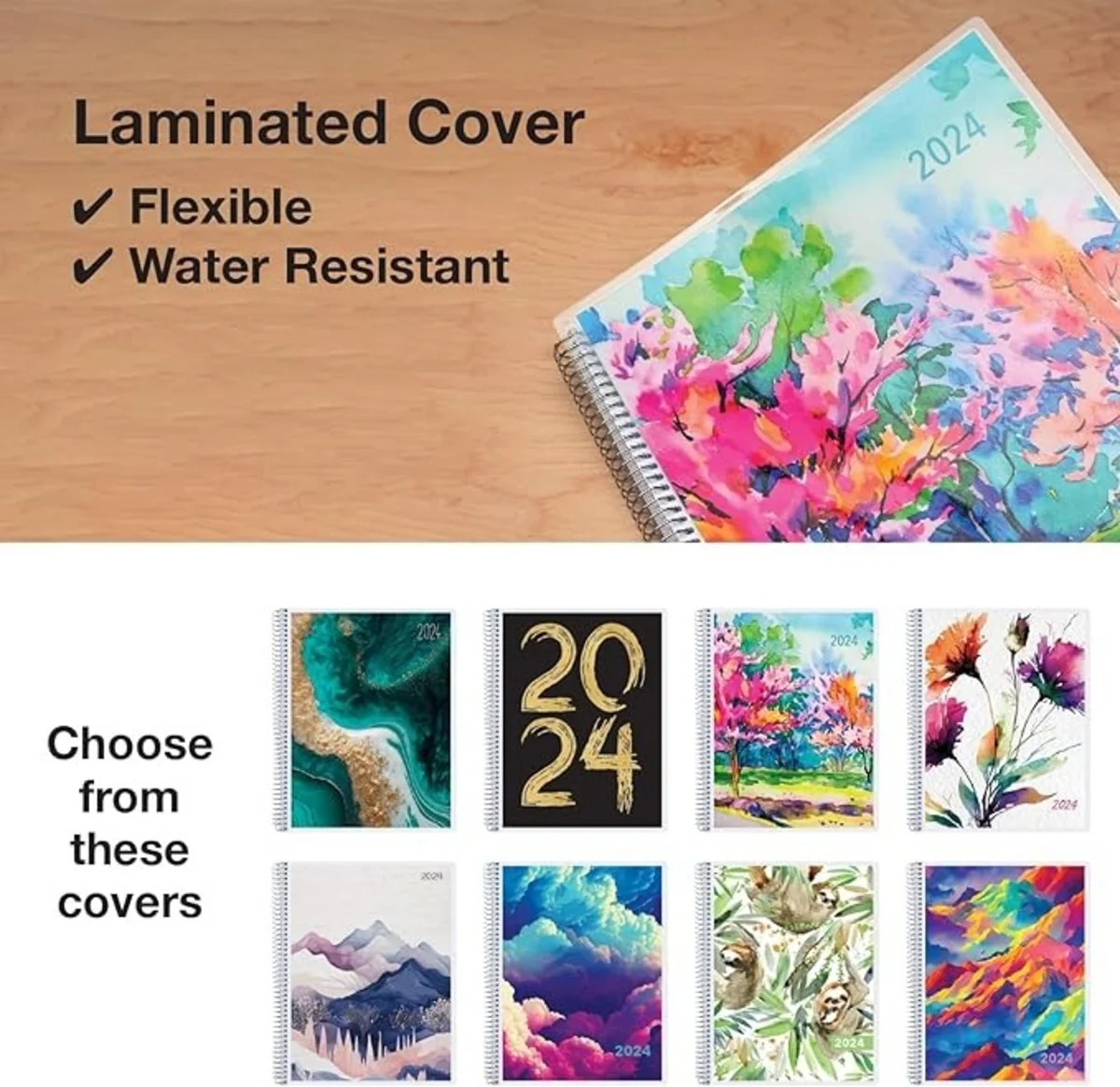 2024 Laminated Cover Fashion Planner - 8.5