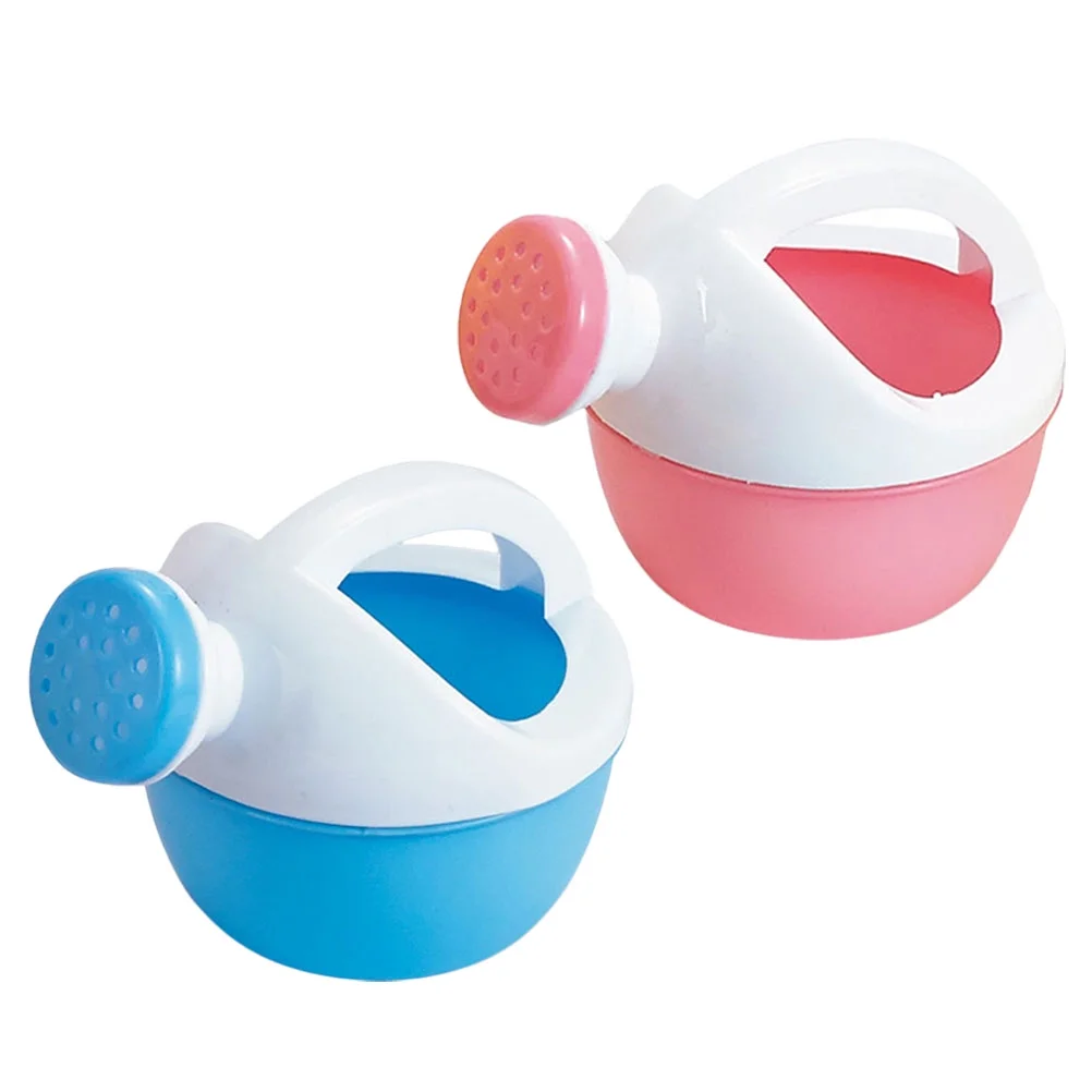 Eease 2pcs Children Watering Cans Mini Watering Pot Toys Plastic Watering Can