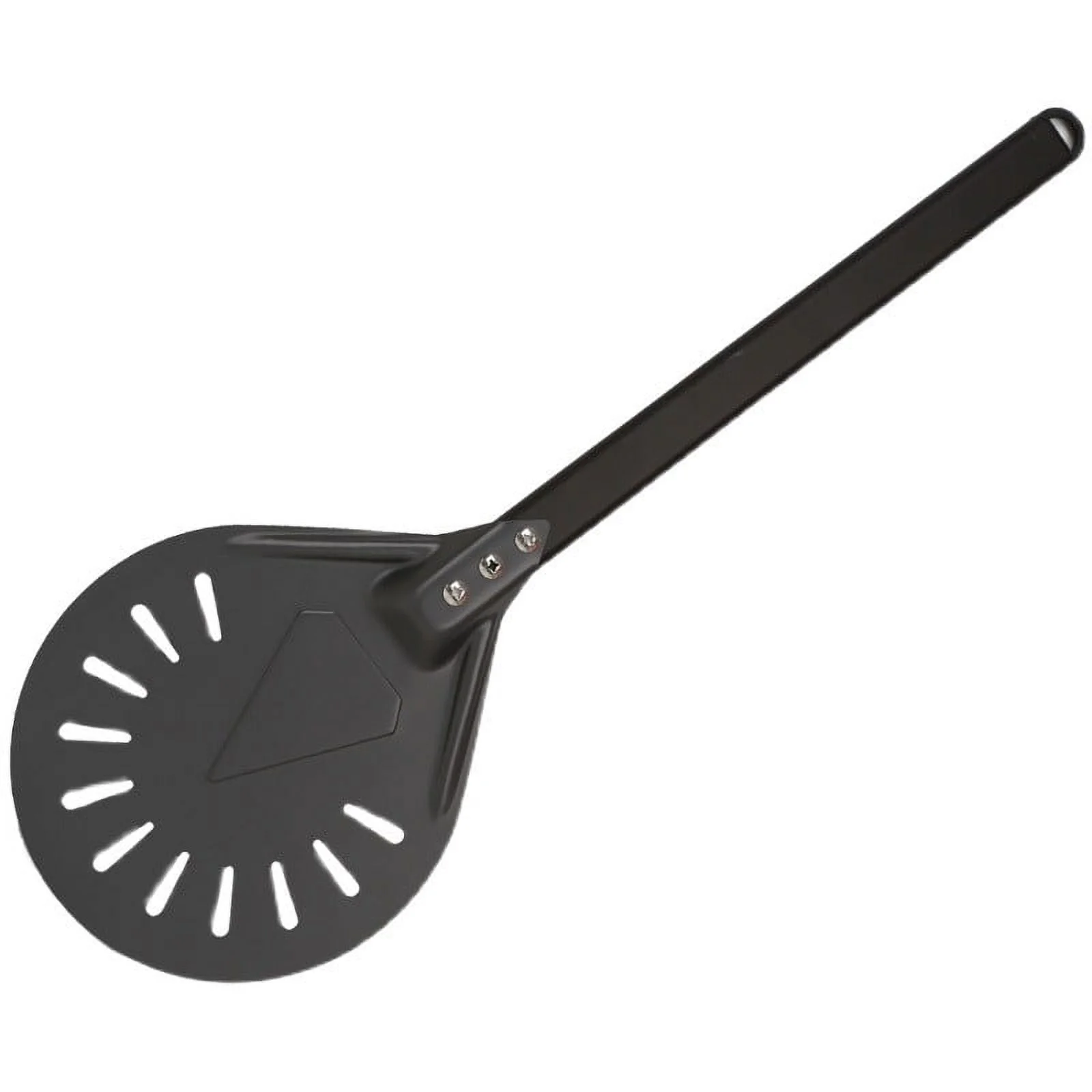 Buitifor 7-inch Black Household Pizza Shovel Punching Anode Hard Film Hole Oven Flip Transfer Shovel