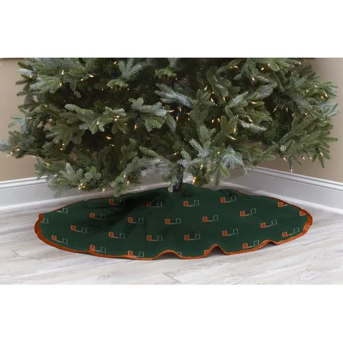 Ohio State Buckeyes Microplush Christmas Tree Skirt