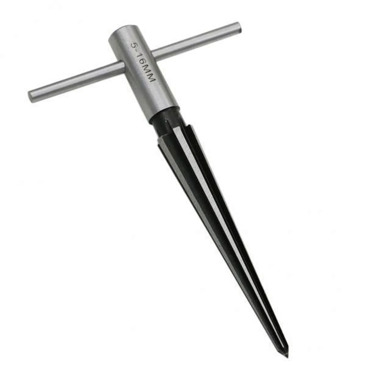 oshhnii 5xT Handle Taper Reamer Hand Held Tapered Hole Pipe Reaming Tool 5-16mm