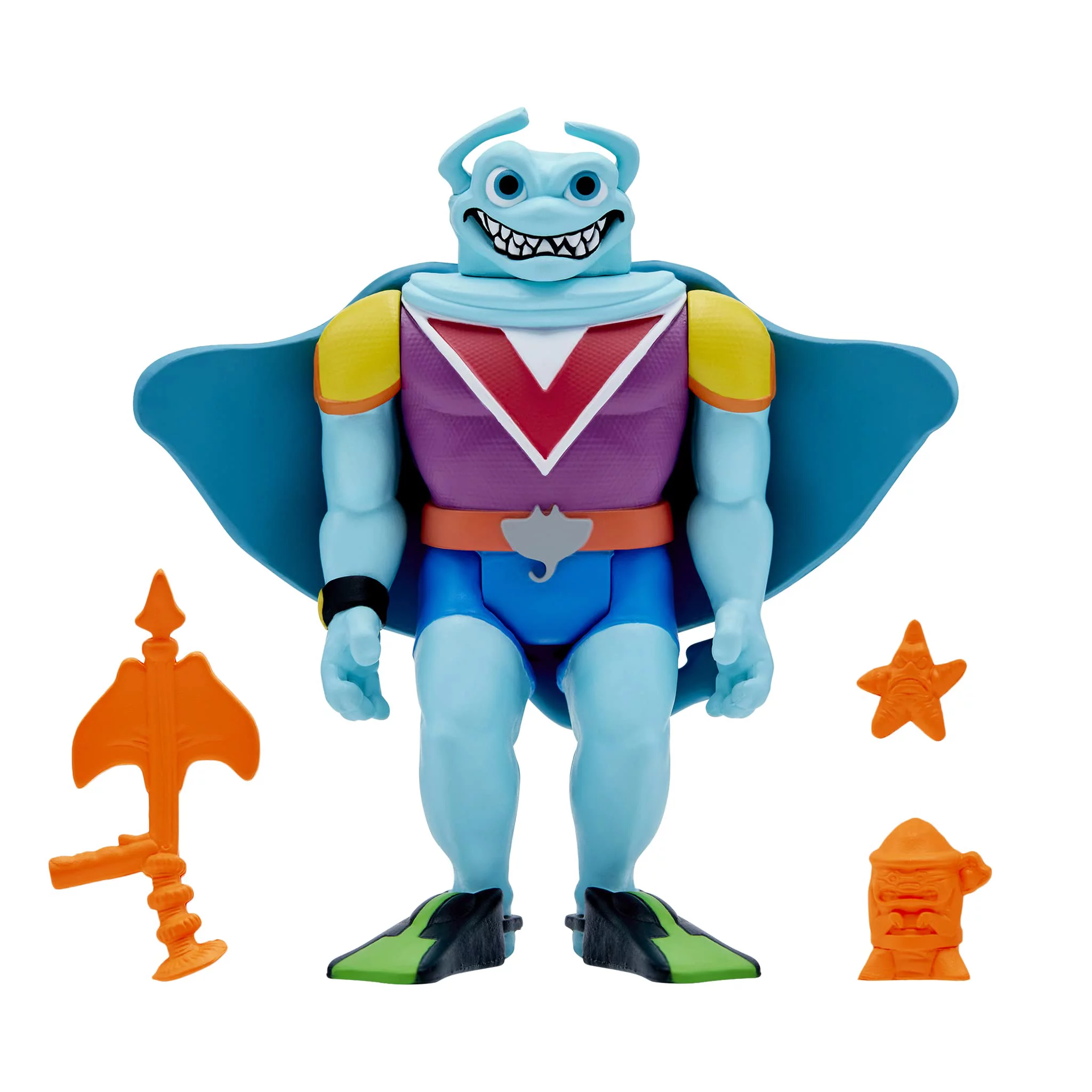 TMNT Teenage Mutant Ninja Turtles Ray Fillet Reaction Figure Super 7