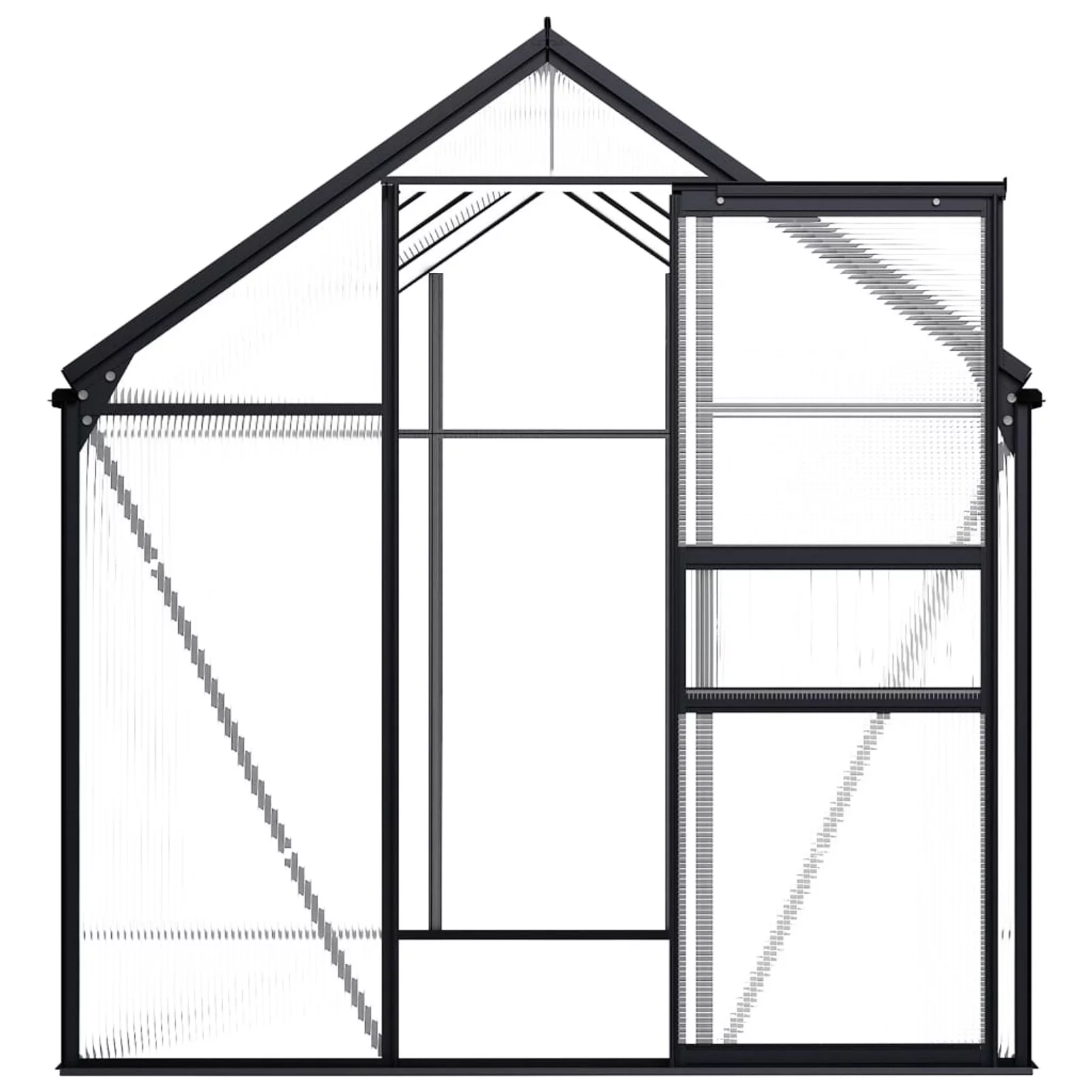 Irfora parcel,51.1 Ft² Aluminum - 51.1 Vidaxl Cold Frame Outdoors With Vent Door Aluminum Frame Vidaxl - Aluminum With Vent AluminumPlanter Aluminum 74.8 X 98.4 FrameHerbs X 98.4 X