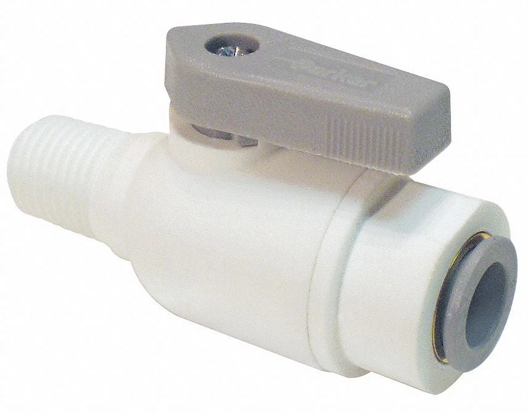 Parker Manual 2-Way Ball Valve,Push,Polypro LFPP4VMC4