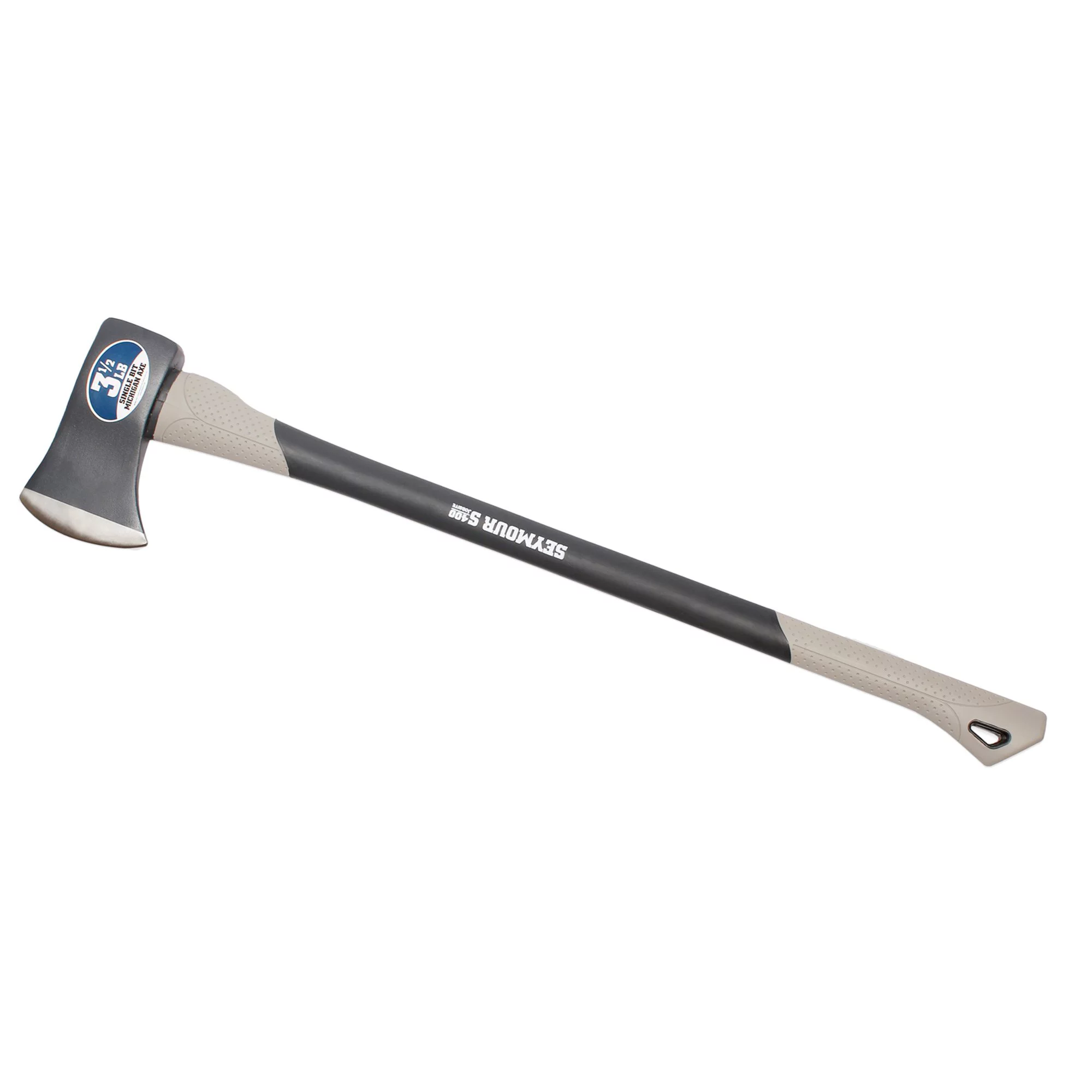 Seymour S400 Jobsite 3.5 lb Single Bit Michigan Axe 36 in. Fiberglass Handle