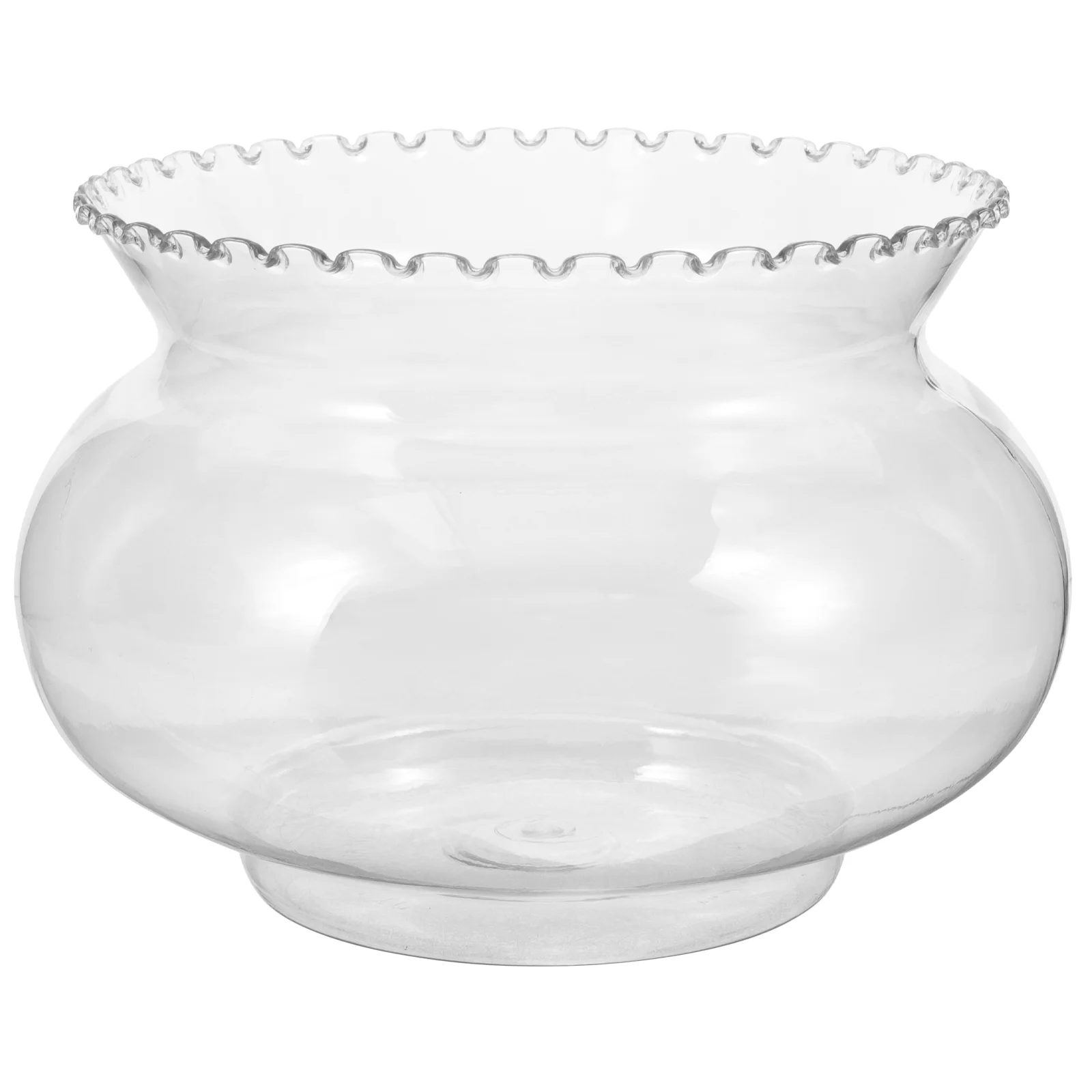 Qumonin Unbreakable Fish Bowl Hydroponic Planter Pot for Betta