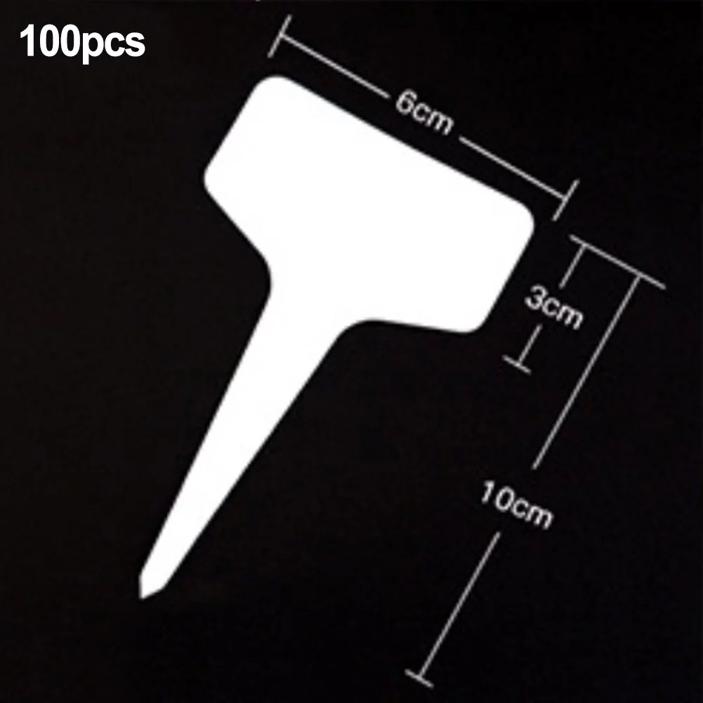 T-shaped PVC material gardening flower plant label insertion card