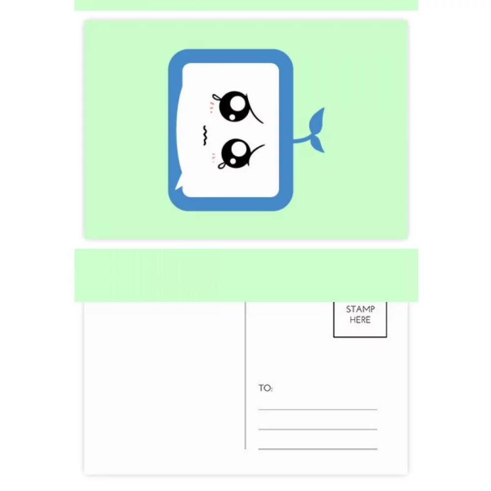 Saplings Injustice Small TV Happy Original Postcard Set Birthday Mailing Thanks Greeting Card