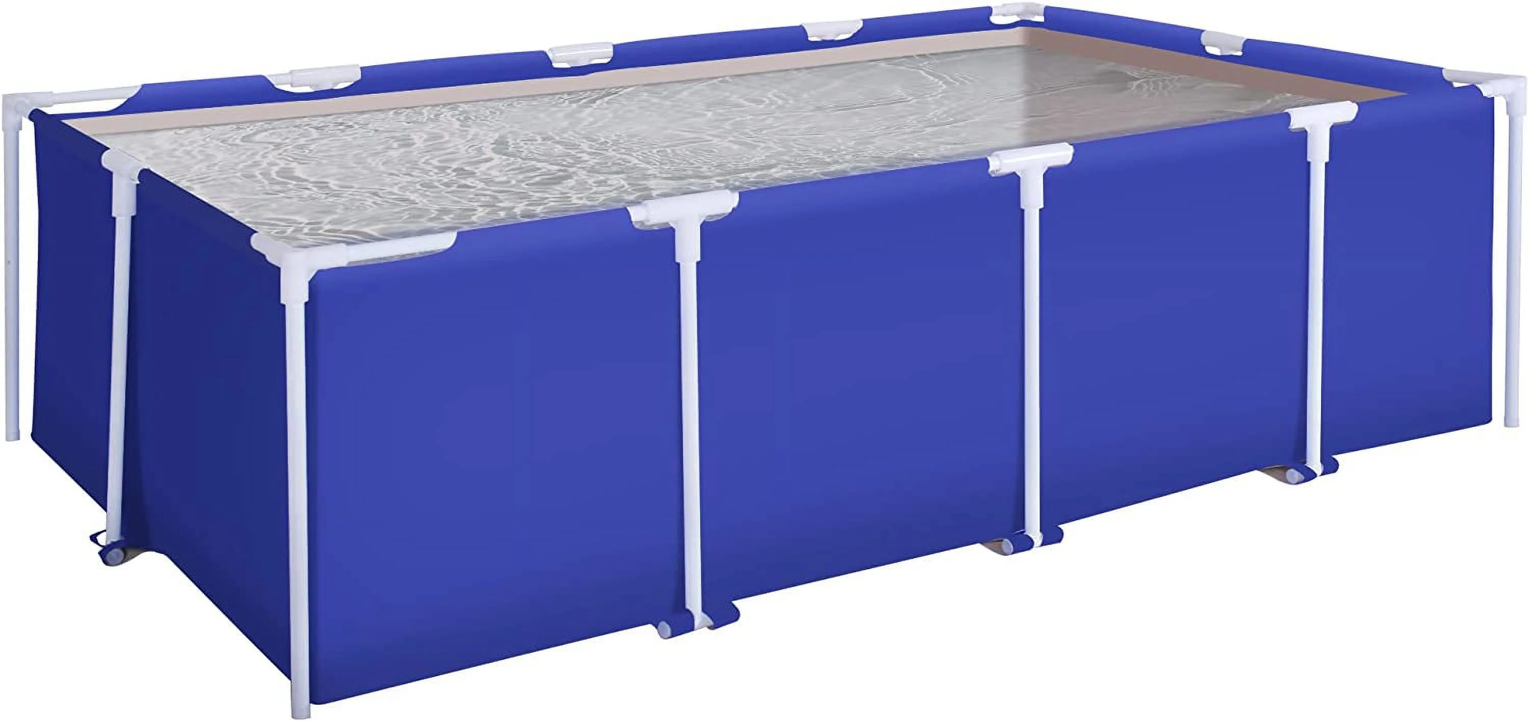 COVERONICS Large Metal Frame Pool Summer - Swimming Pool for Summer Water Play, Outdoor Indoor Pool Ball/Sand Pit for Backyard Party