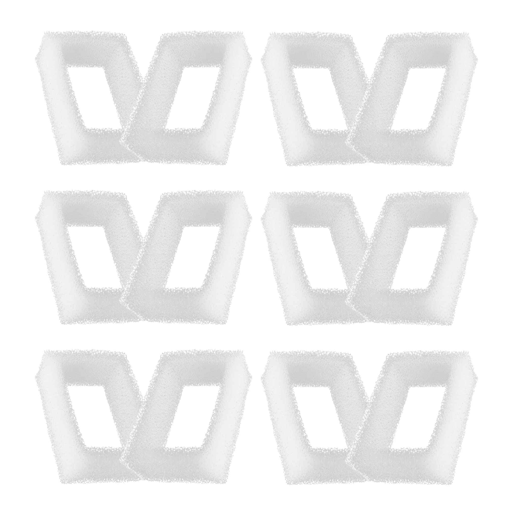 Delapan 12 Cat Water Fountain Replacement Foam Filters for Ceramic and Stainless Steel Pet Water Fountain