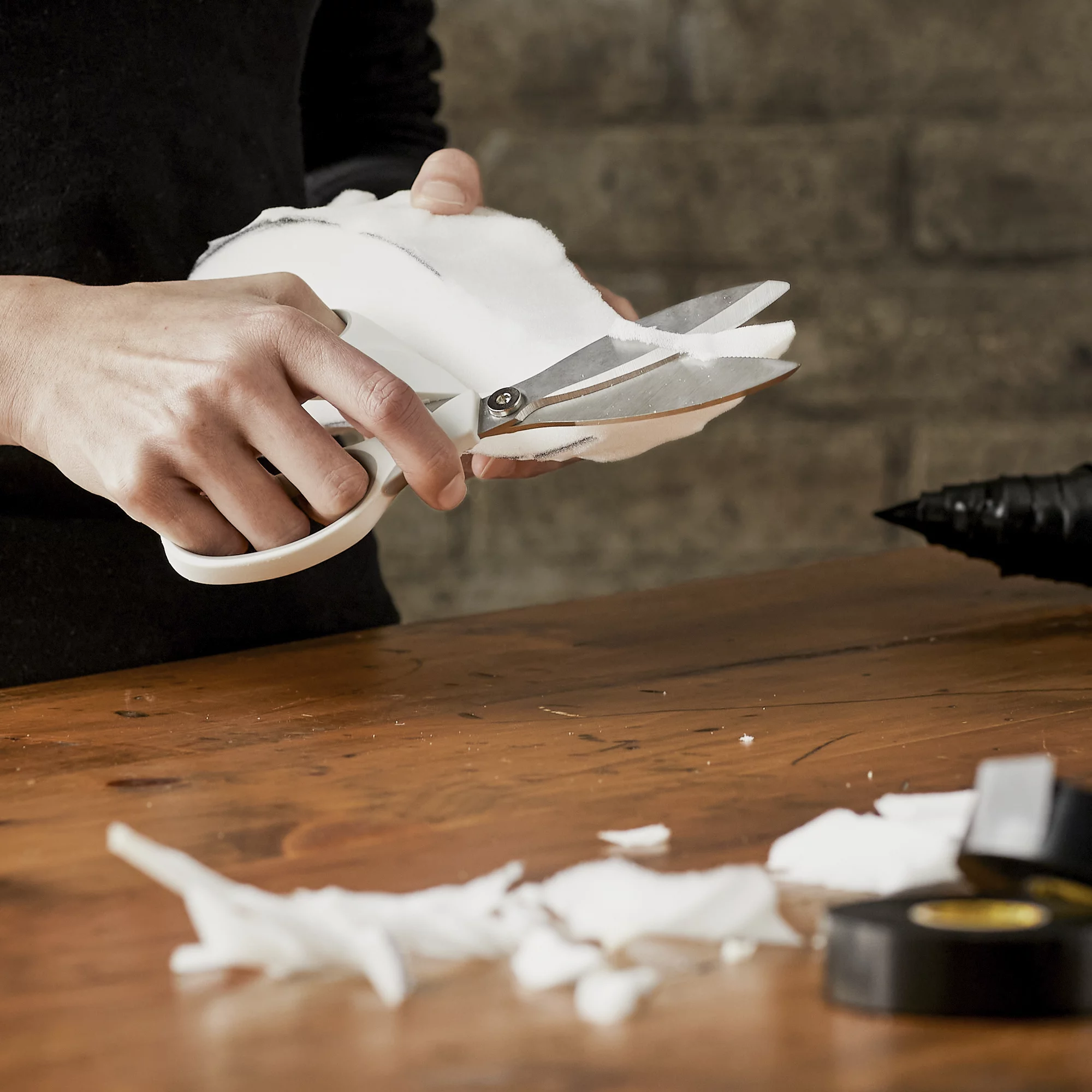 Fiskars DIY 8 inch SoftGrip PowerCut Shears, White