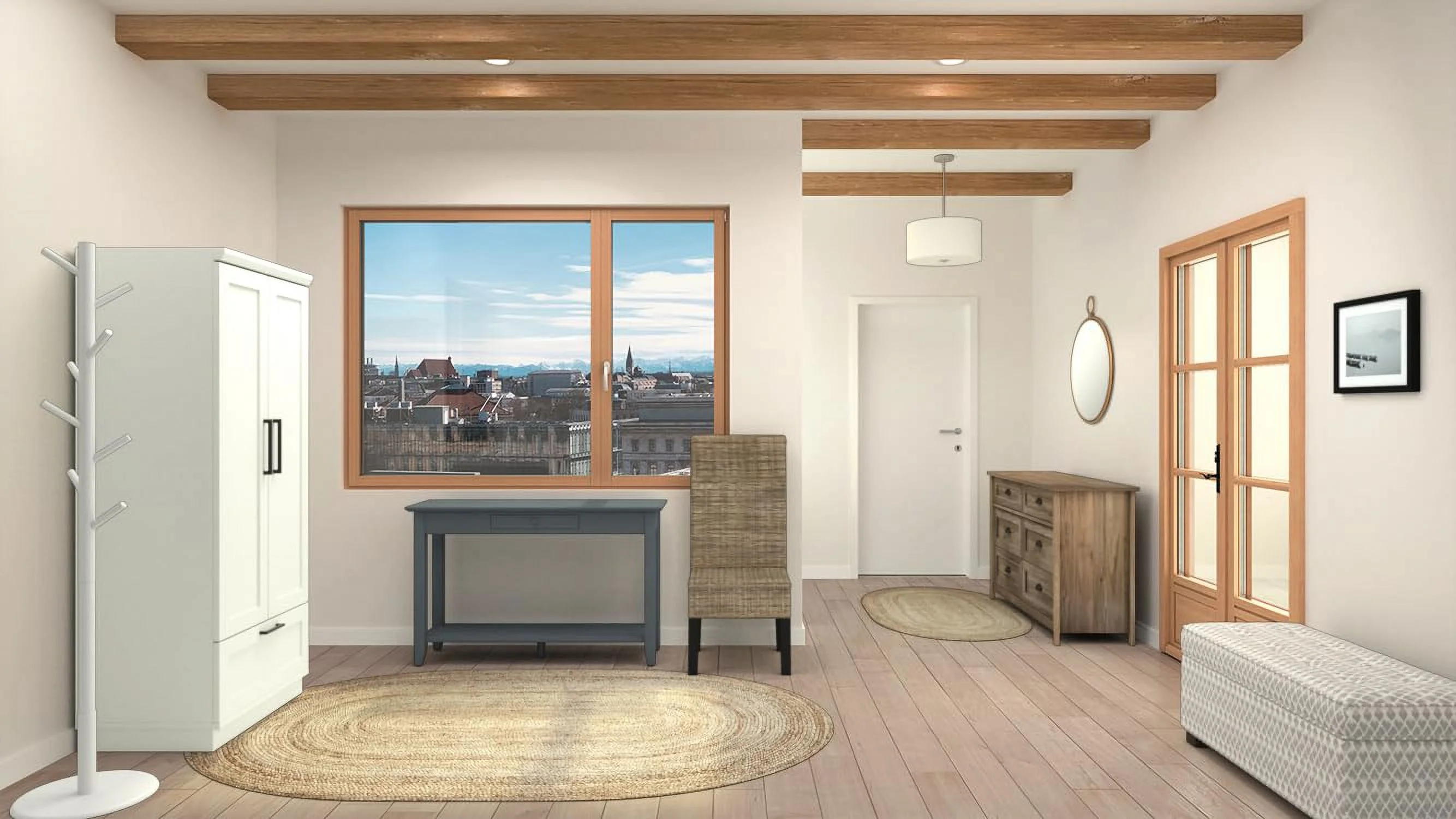 Home Collection Arjun Grey Wicker 18-Inch Dining Chair (Set Of 2)