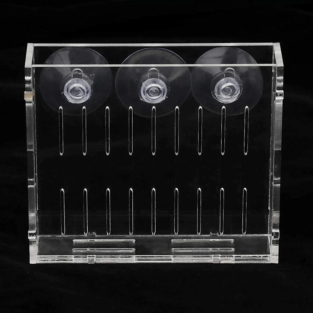 MiguCo Acrylic Aquatic Plant Cup Grass Holder Aquarium Fish Tank Plants Pot