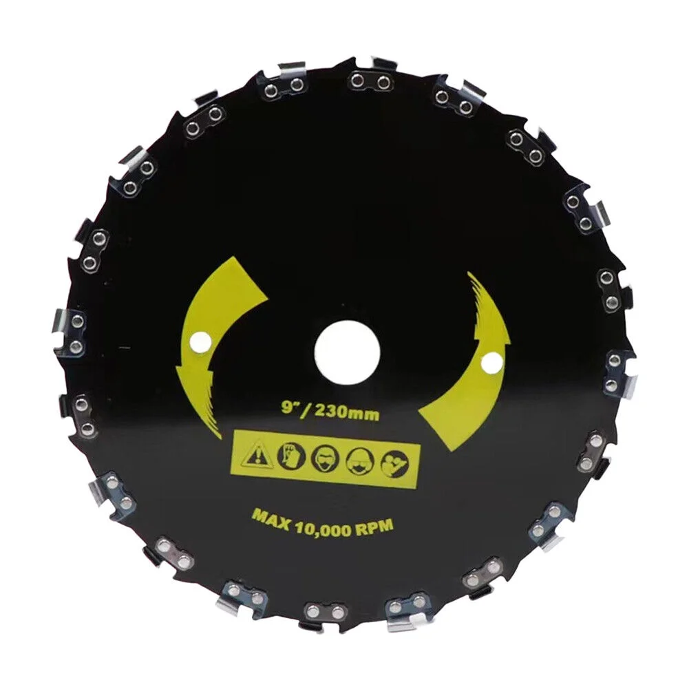 US 2Pc 9''Chainsaw Tooth Brush Blades Trimmer Head Suitable ForCutter Weed Eater