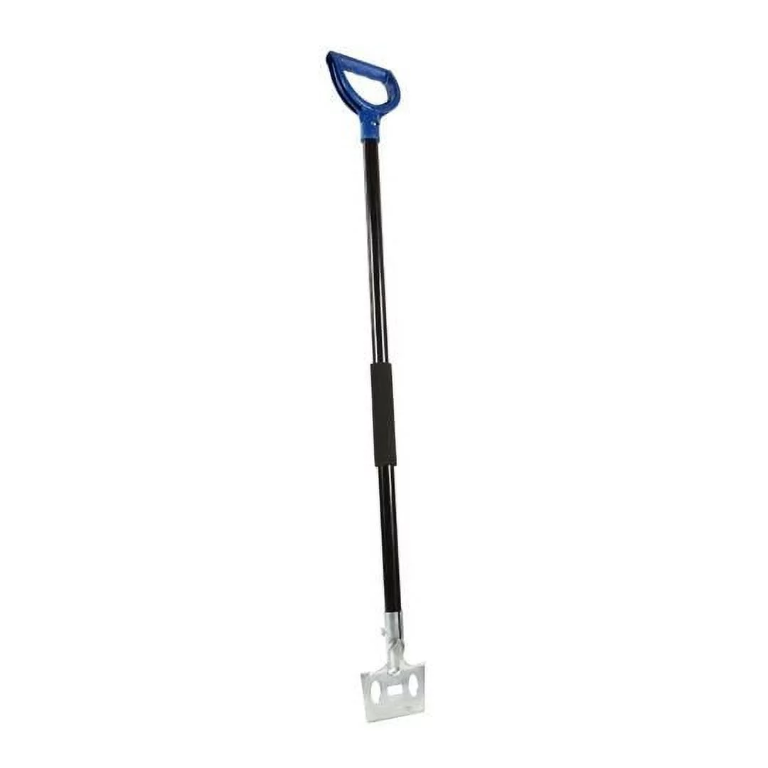 Edge 2-In-1 24-Inch Poly Blade Snow Pusher and Ice Chopper, Blue - SJEG24