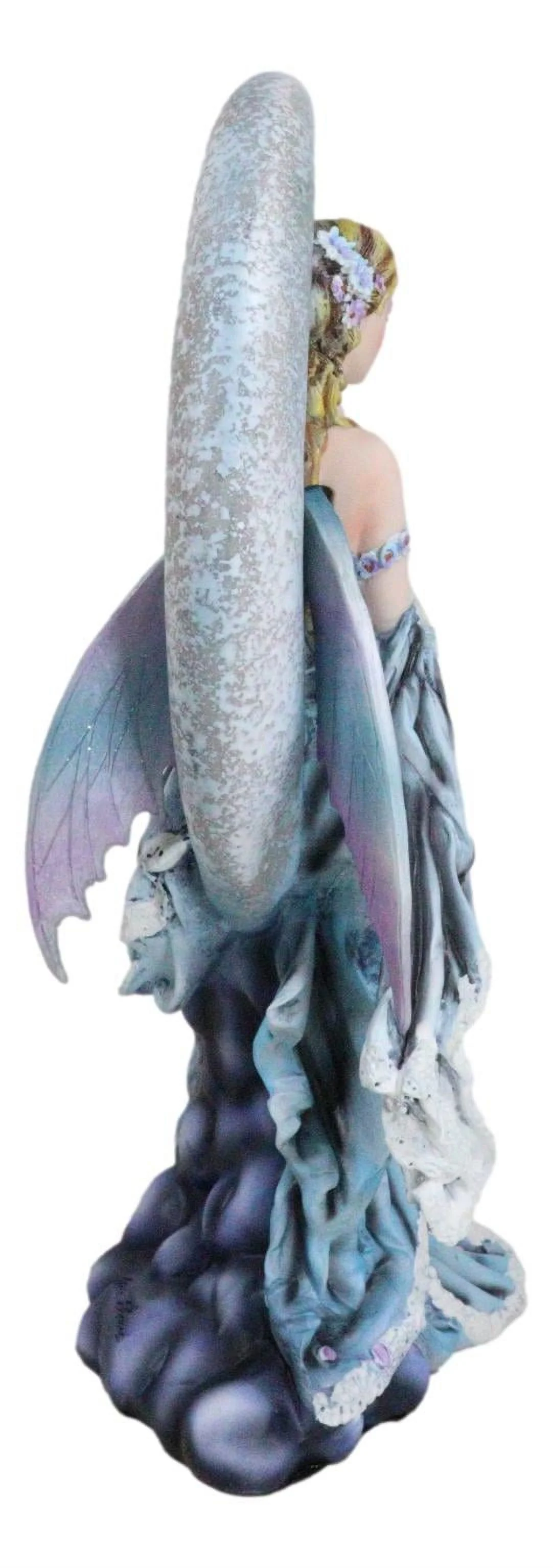 Ebros Large Celestial Moon Water Elemental Fairy Statue 11