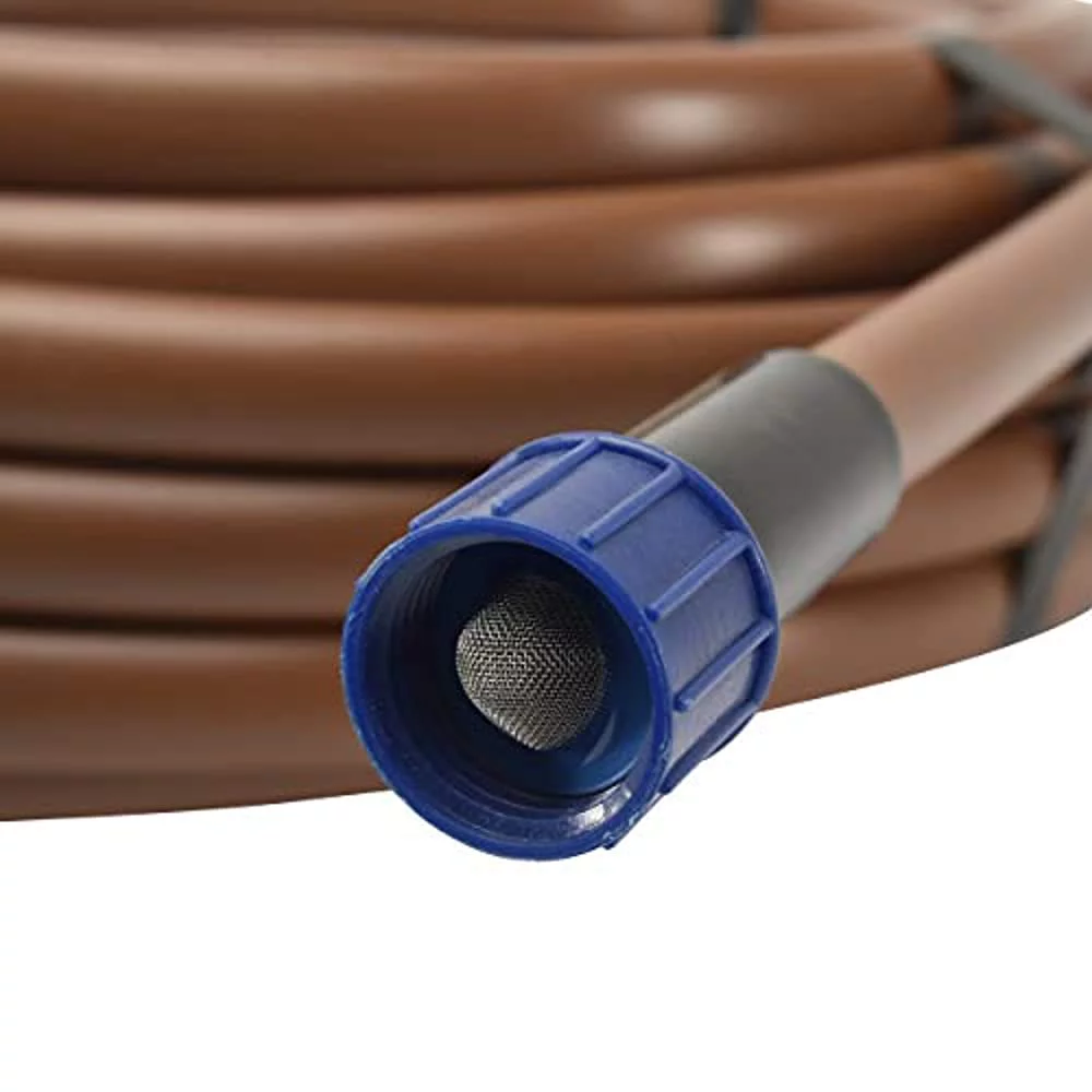 Raindrip 5/8 In. X 50 Ft. Brown Poly Supply Drip Tubing with Fittings SDT50P