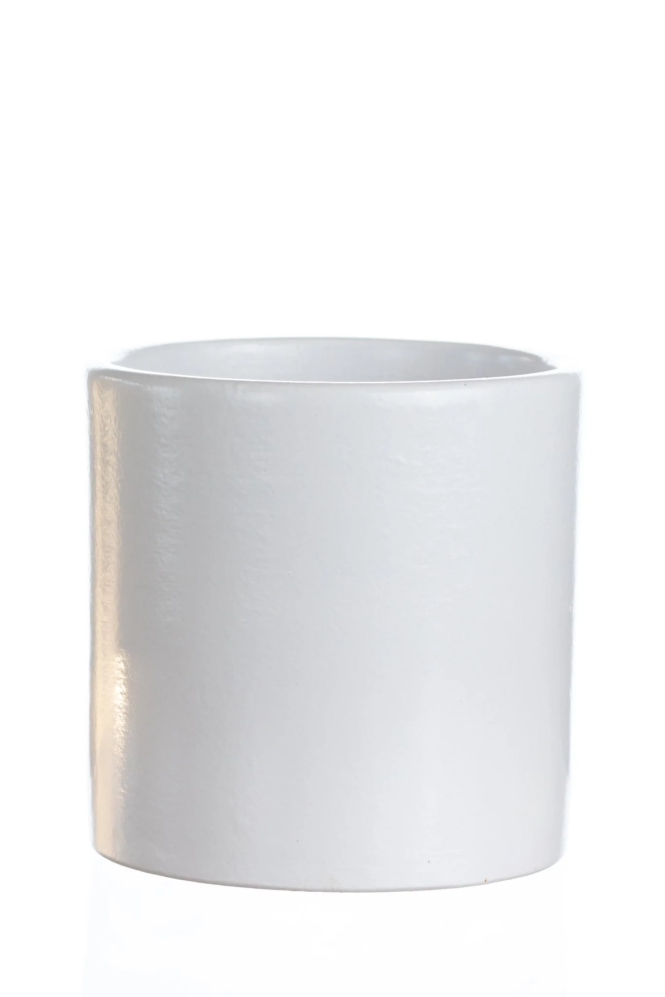 Simplicity Ceramic Terra Cotta Pot for Plant and Flowers | Terra Cotta Vase Decor for Home or Office l Indoor and Outdoor Planter for any Event Decoration (White, 6.25