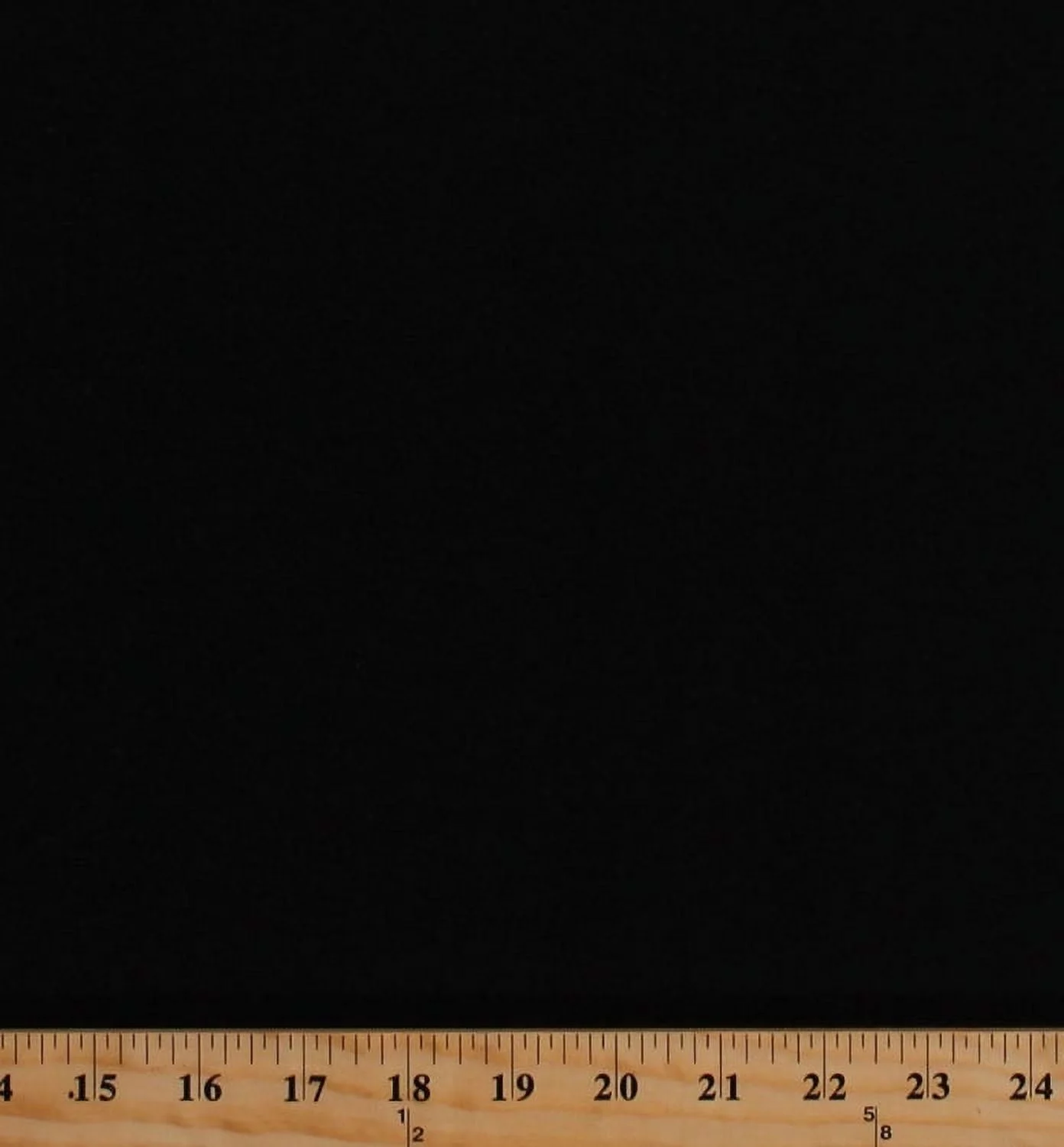 Polyester Ponte' Double Knit Easy Care Black Stretch Fabric By the Yard (S-10N)