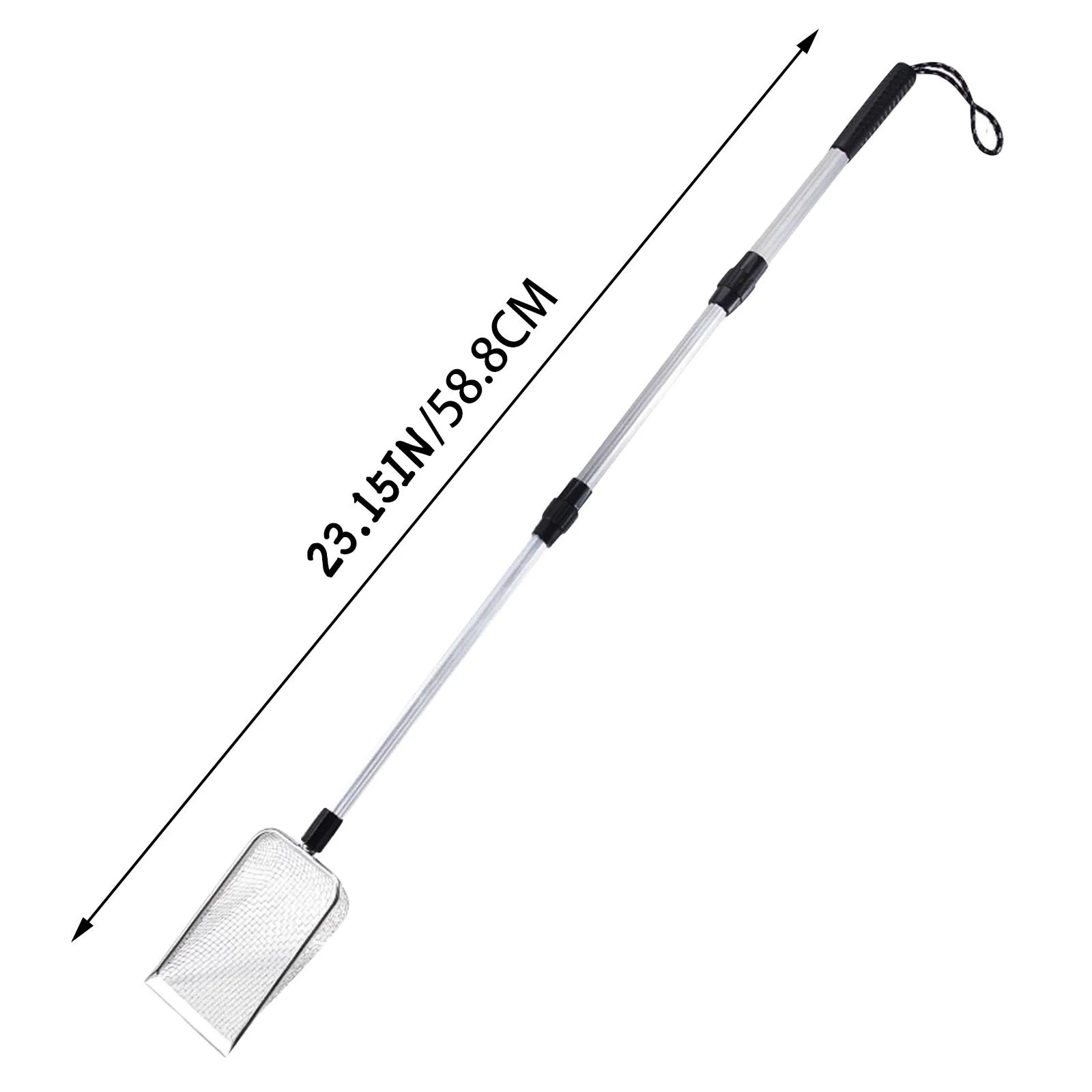 Cat Litter Shovel With Extended Handle Stainless Steel Climbing Pet Shovel Beach Shovel Toilet Pickup