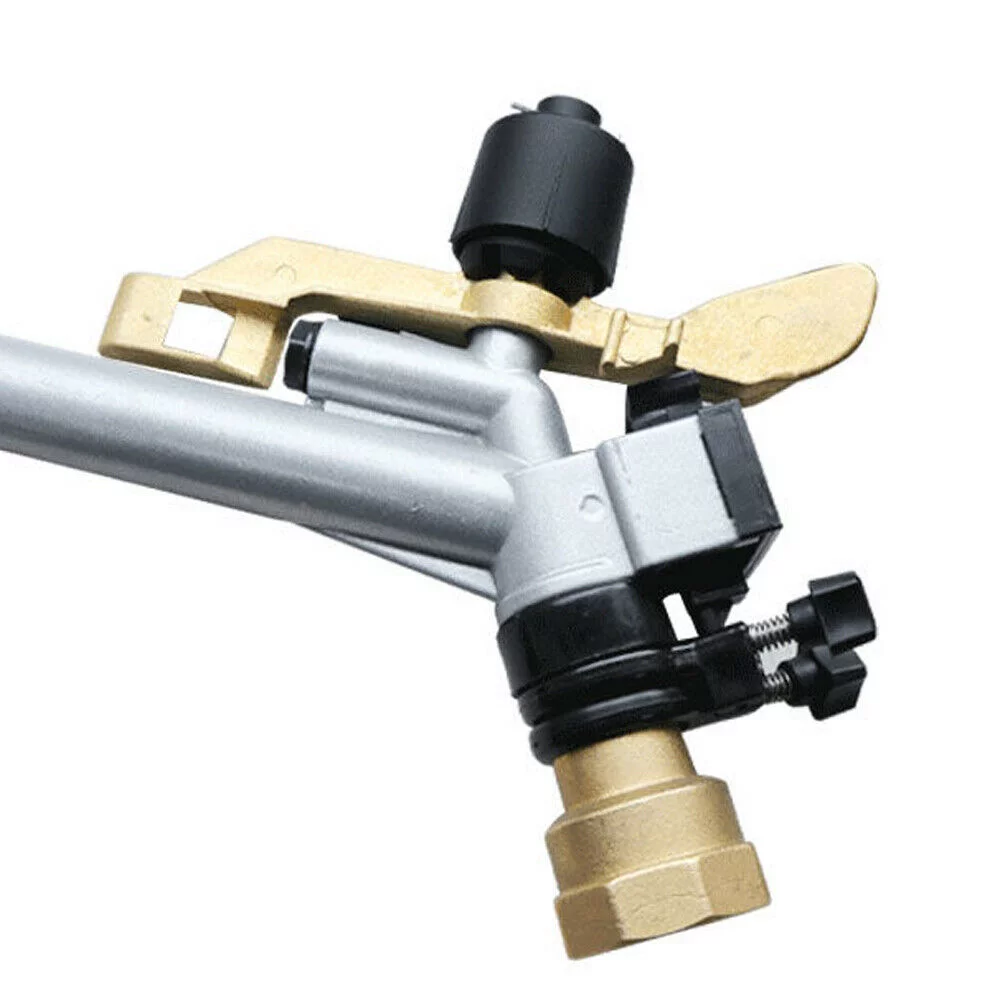 DENEST 1.5'' Adjustable Impact Sprinkler Gun Impact Irrigation Water System 360° Sprinkler