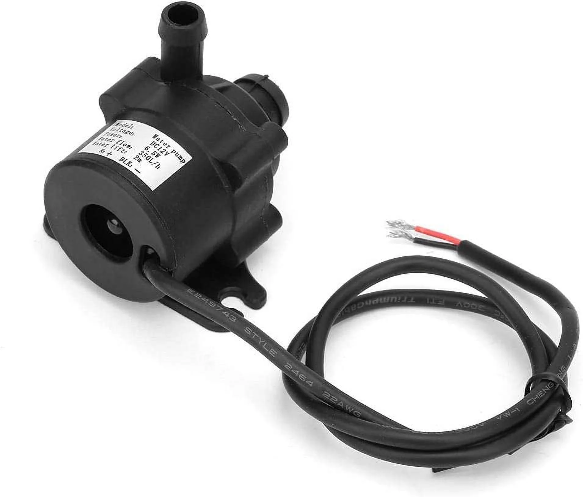 DC 12V Brushless Motor, Submersible Water Pump Waterproof High Hydraulic Head Ultra Quiet Micro Fountain Aquarium Circulating