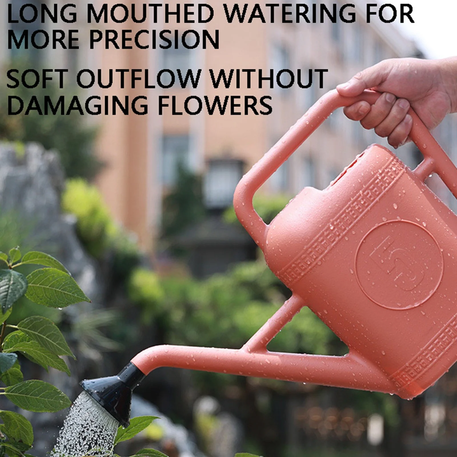 Spray Watering Can for Sprinkler For Watering Flowers Household Large Capacity Horticulture Garden Watering Vegetable Watering Long Mouth Watering Pot Girl Birthday Gifts