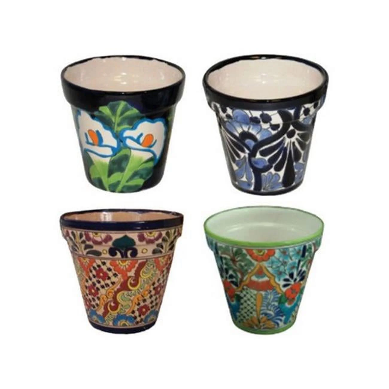 APG025055C1 5.5 in. Cono Planter Assorted Colors - pack of 4