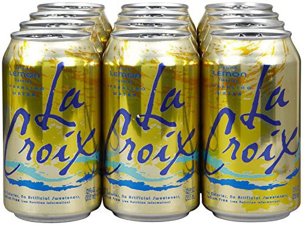 La Croix Sparkling Water - Lemon - 12 oz - 12 pk