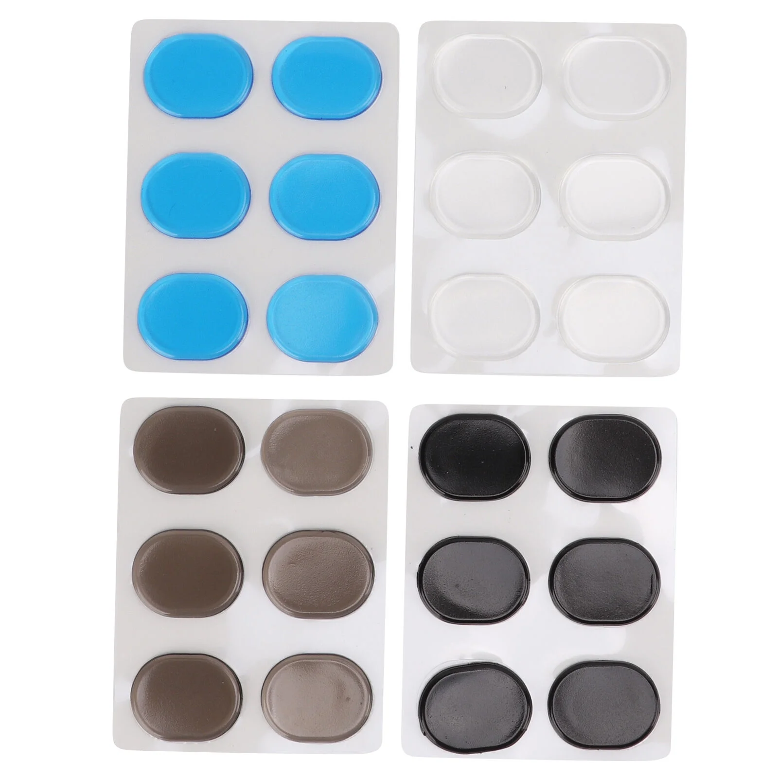 4 Sets Drum Dampener Silicone Damping Control Pad Silencer Instrument ECA