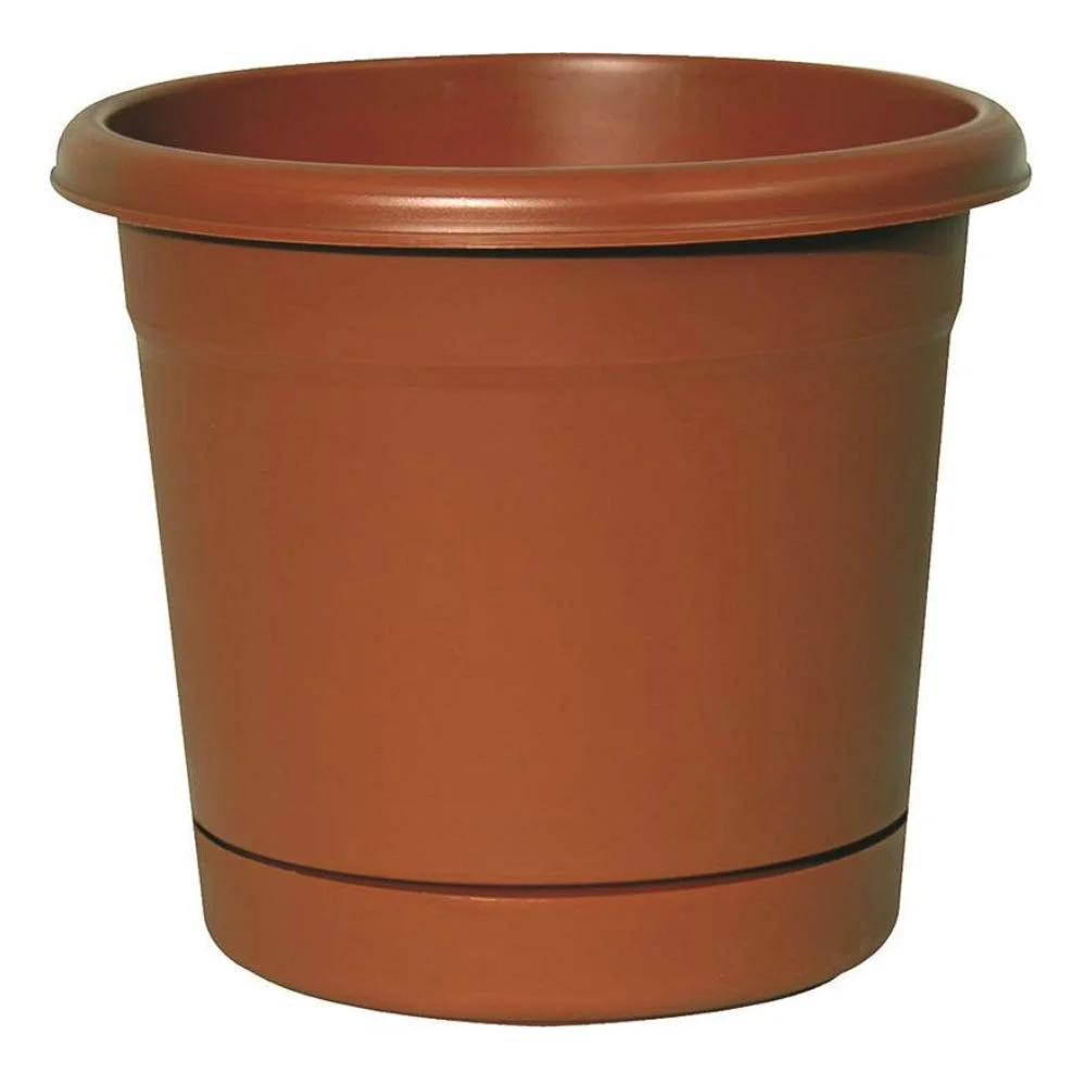 Rn2008tc Rolled Rim Planter, Terracotta, 20