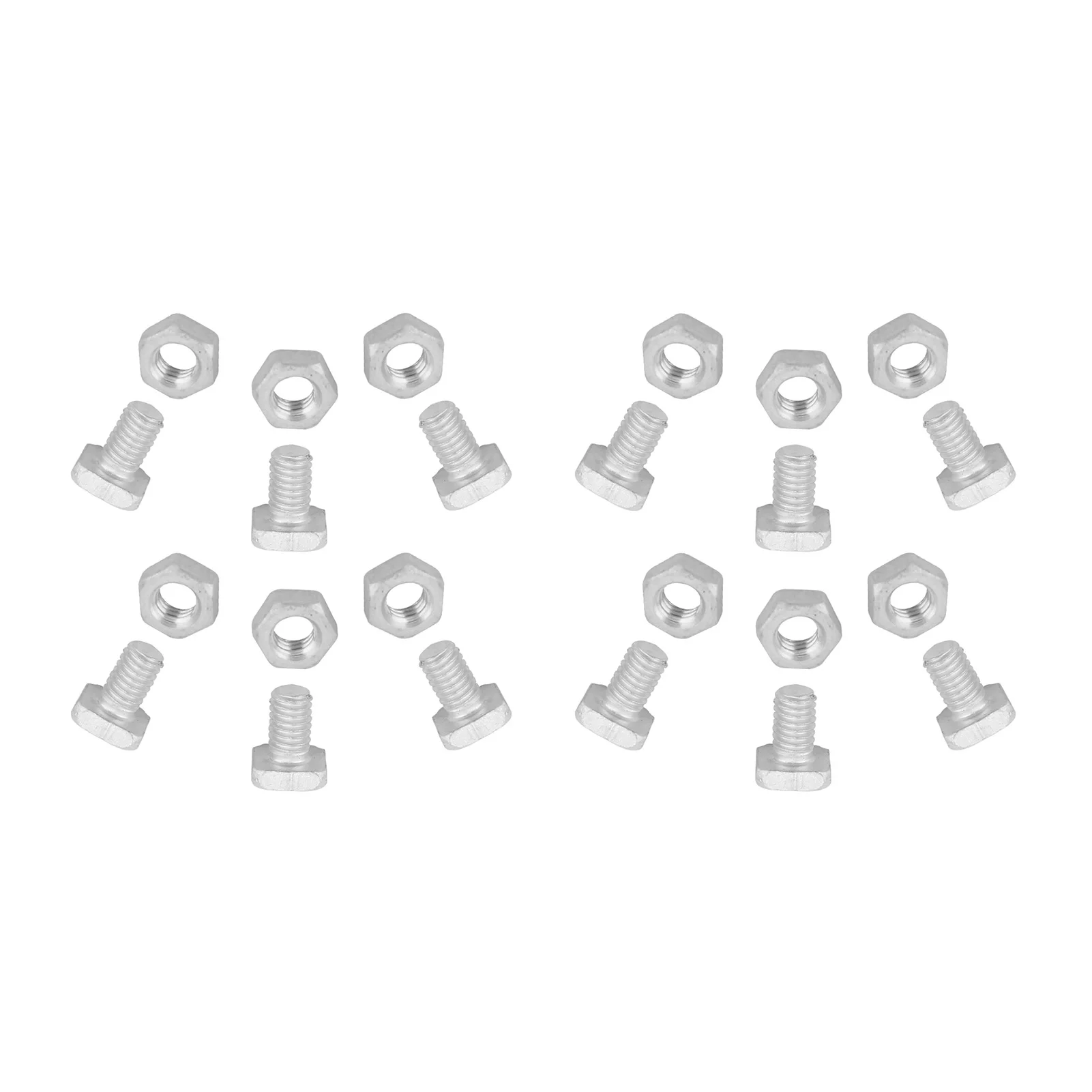 Starbun Greenhouse Nuts - 50pcs Aluminium Nuts + 50pcs Bolts Tool Accessory Set for Greenhouse