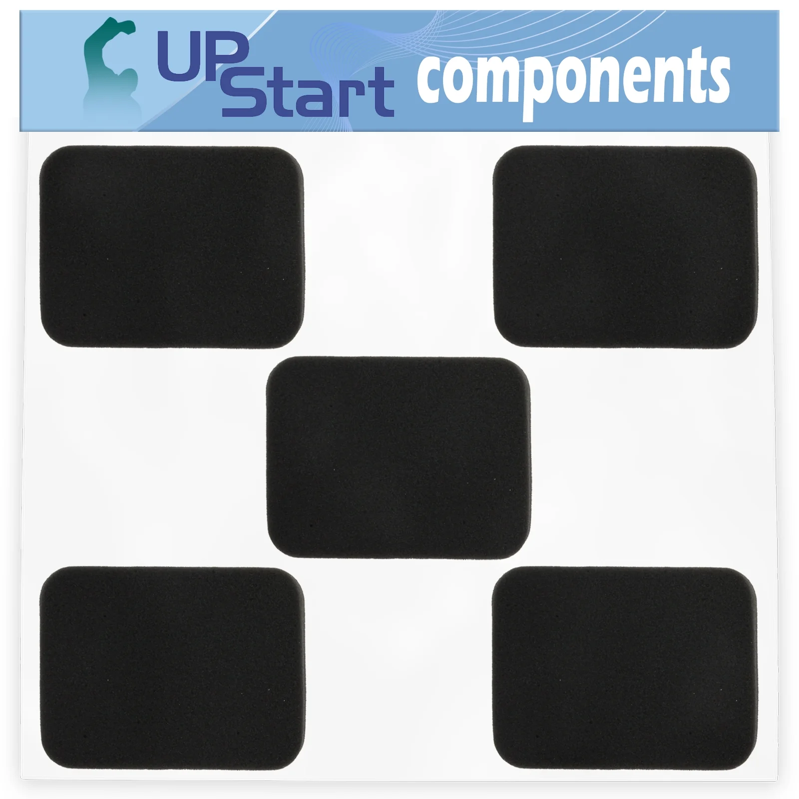 5-Pack 502844401 Air Filter Replacement for Husqvarna 560BTS (2011-10) 65.6cc 2-Stroke X-Torq Gas Backpack Blower - Compatible with 5028444-01 Filter