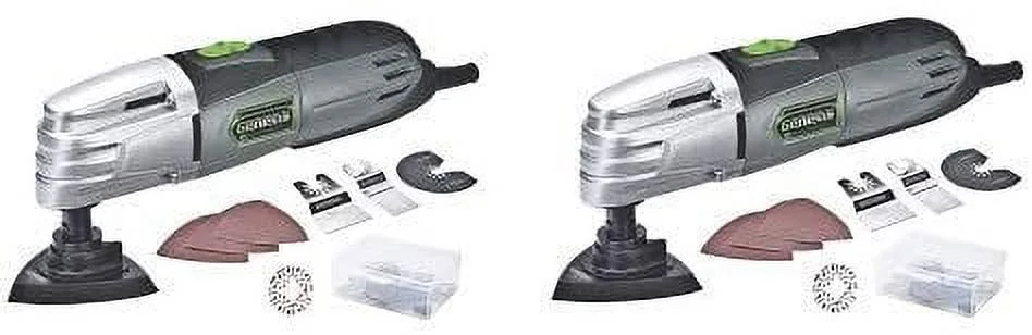 Genesis GMT15A Multi-Purpose Oscillating Tool 2-Pack