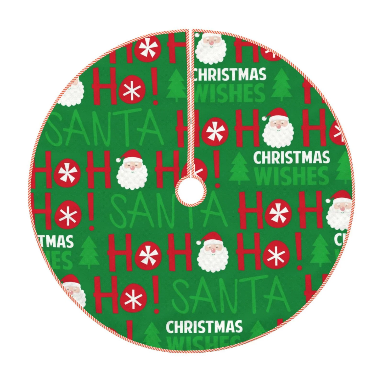 Kll Cute Santa And Ho Ho Ho Christmas Tree Skirt 30