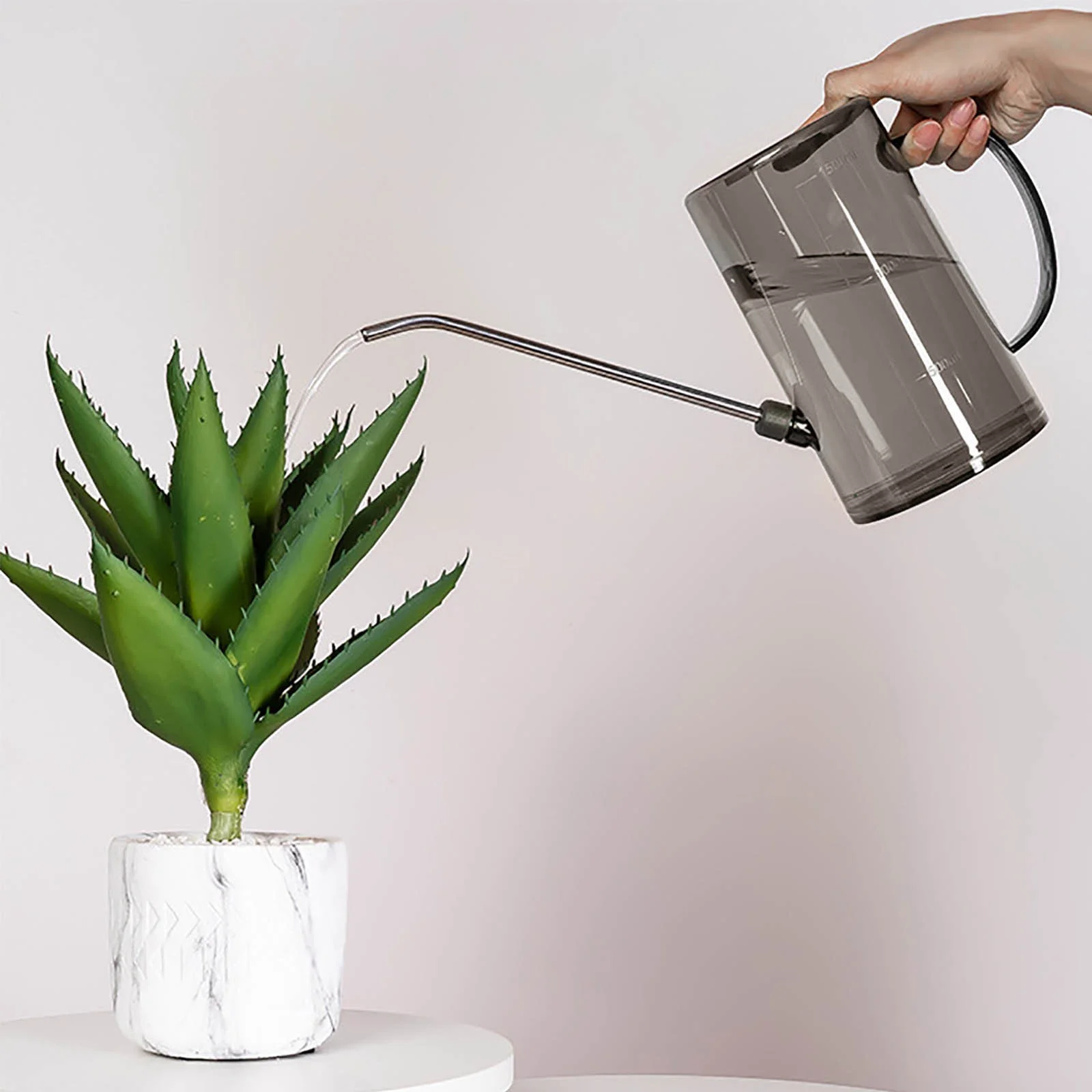 RBCKVXZ 1.5L Stainless Steel Long Spout Watering Pot, Household Plastic Watering Pot, Garden Potted Watering Pot, Large Capacity Watering Pot Home Essential on Clearance